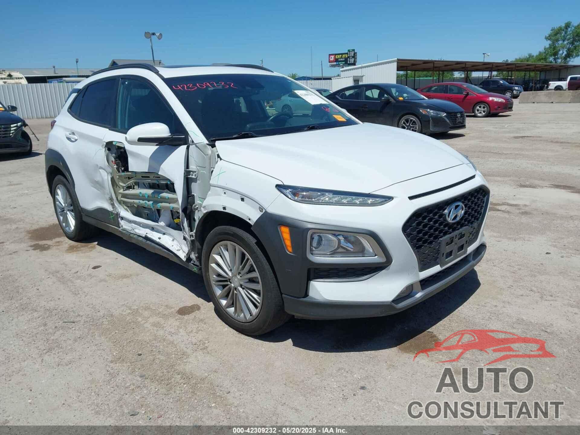 HYUNDAI KONA 2019 - KM8K6CAA9KU256287