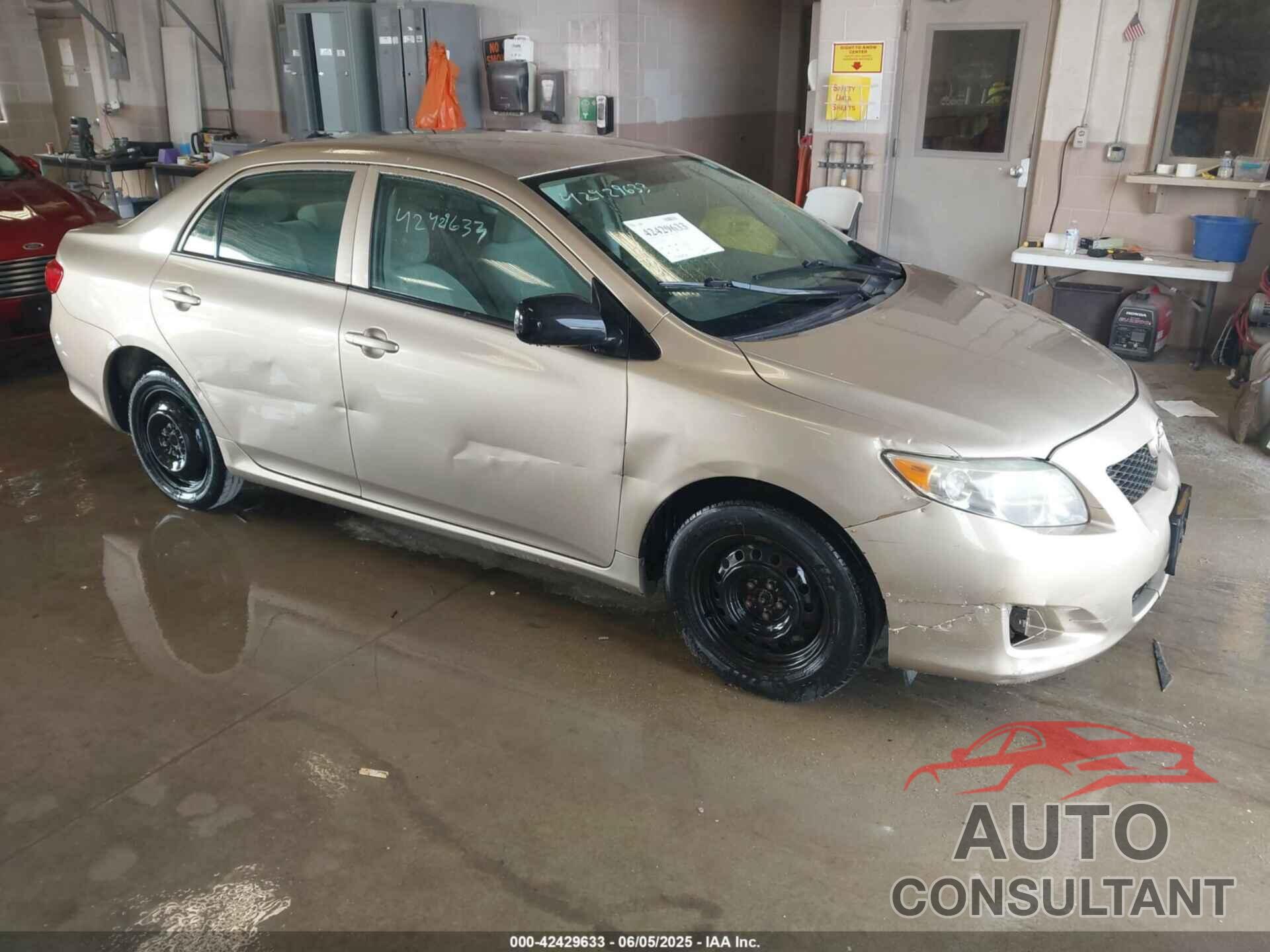 TOYOTA COROLLA 2009 - 1NXBU40E89Z056687