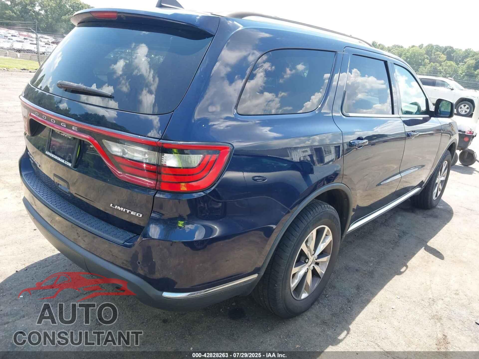 DODGE DURANGO 2016 - 1C4RDJDG7GC449242