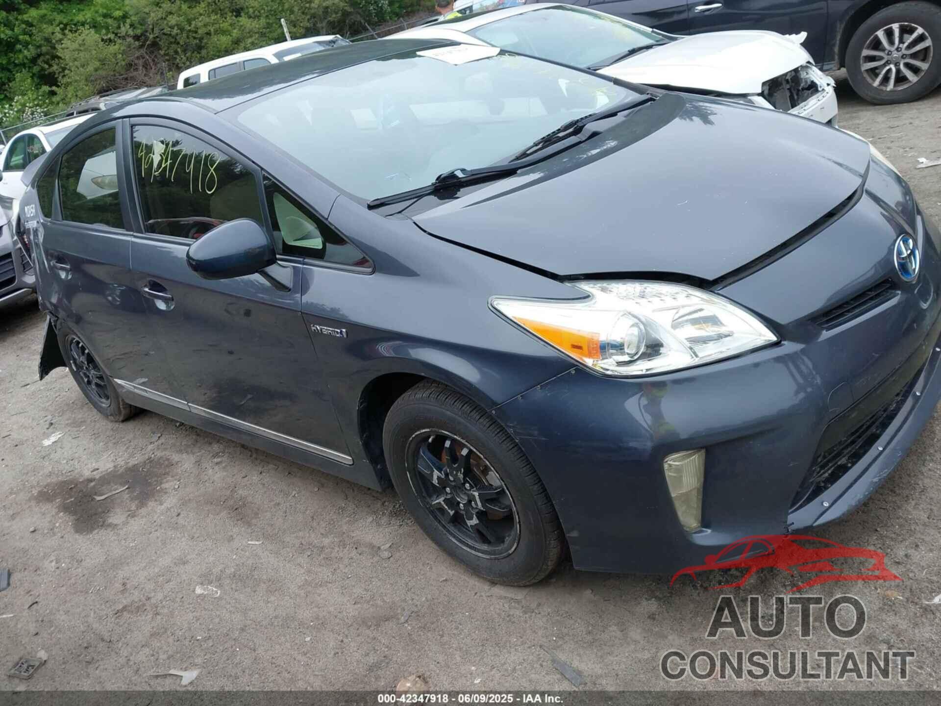 TOYOTA PRIUS 2013 - JTDKN3DU8D1687902