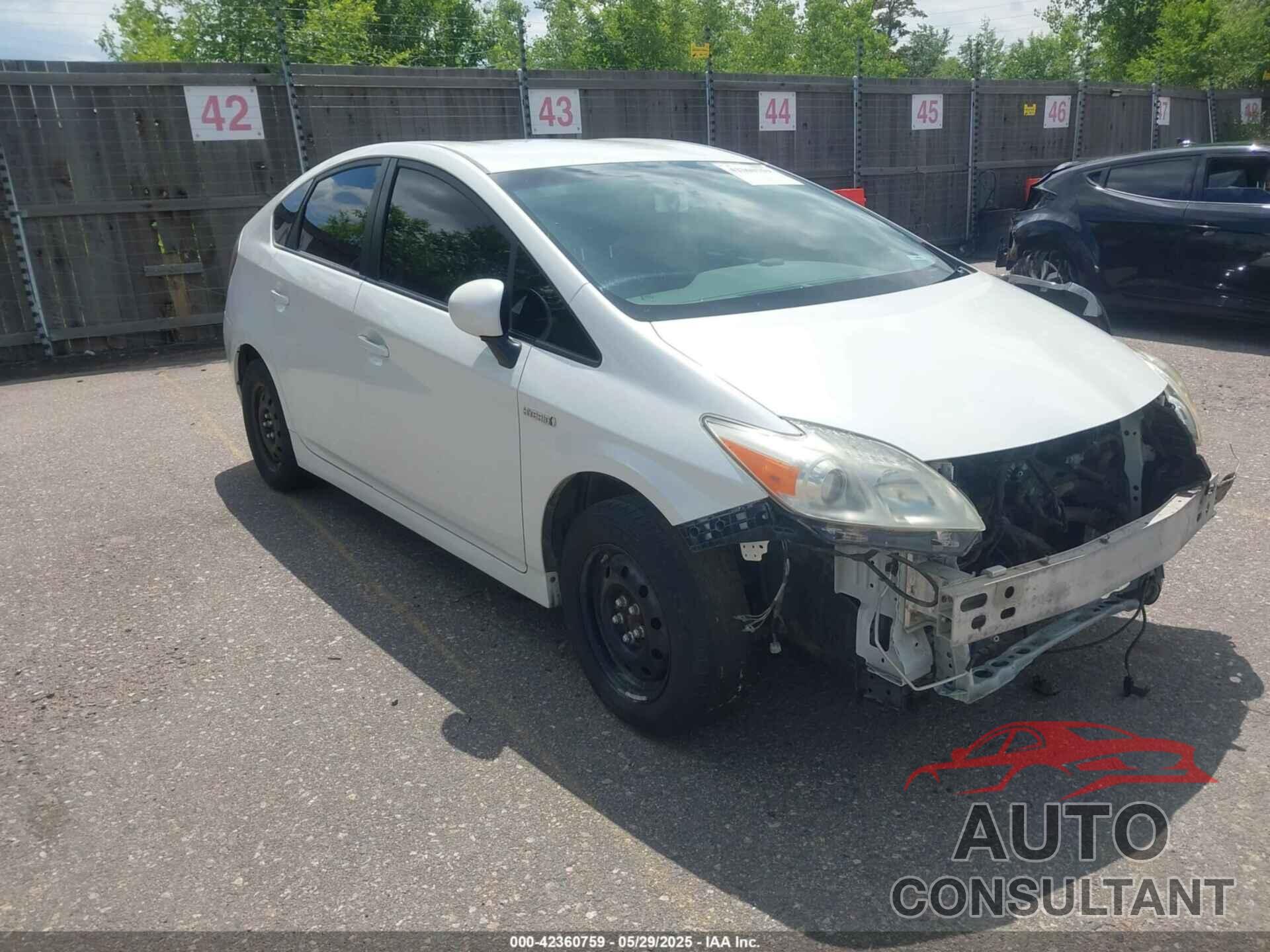 TOYOTA PRIUS 2013 - JTDKN3DU0D5613429