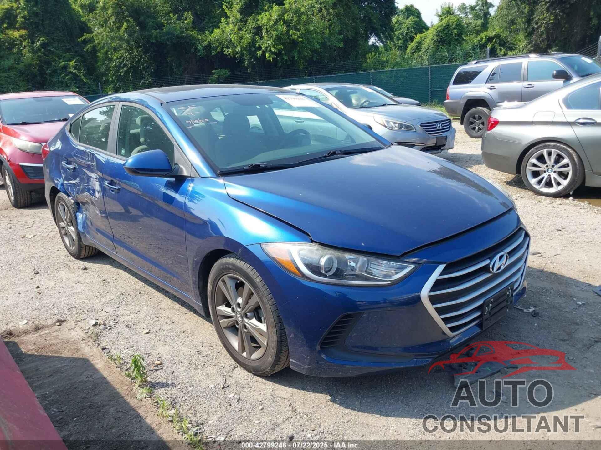 HYUNDAI ELANTRA 2018 - 5NPD84LF1JH390189