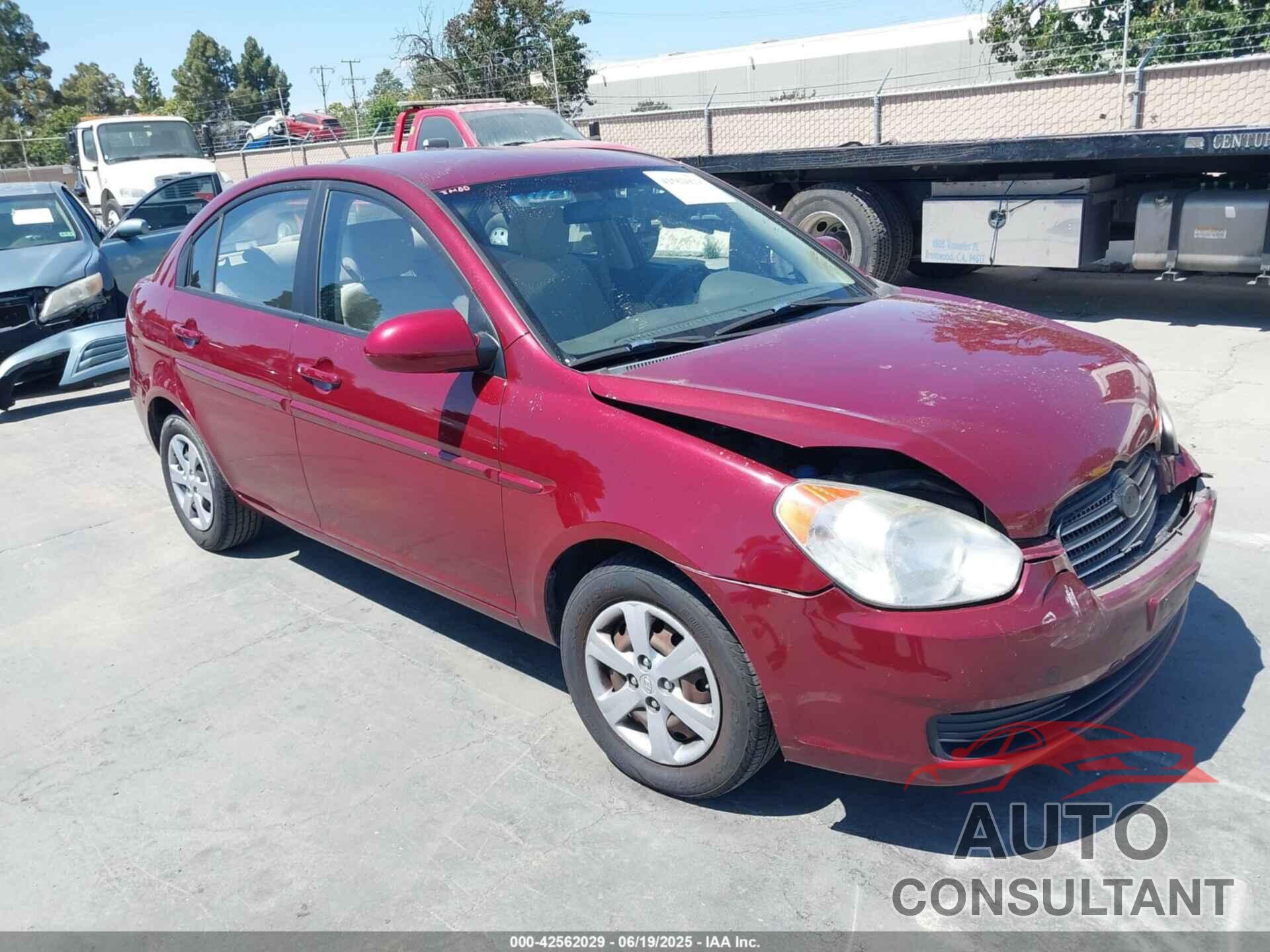 HYUNDAI ACCENT 2009 - KMHCN46C39U298942
