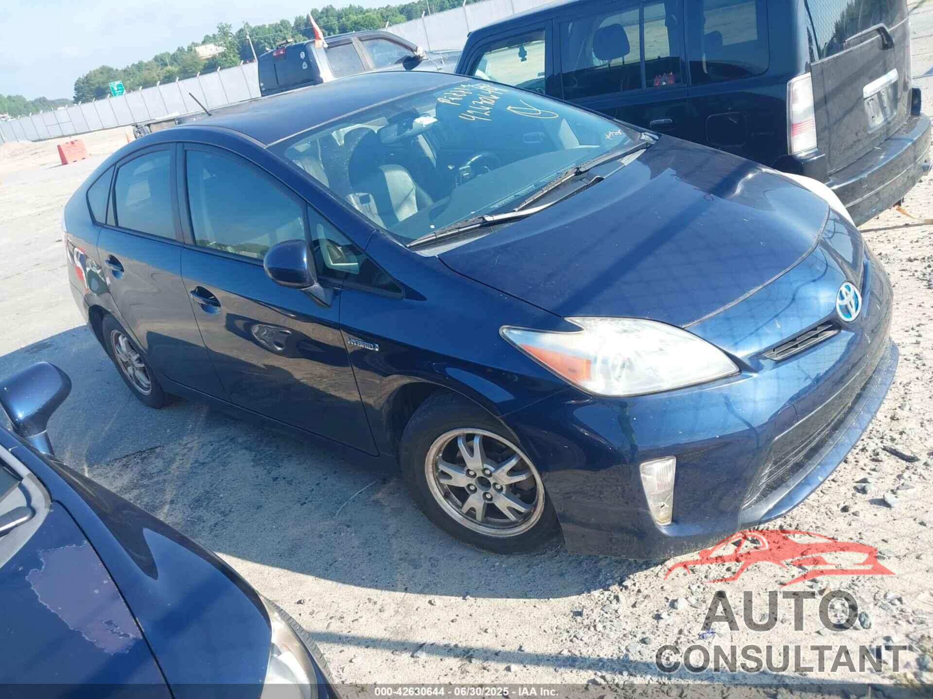 TOYOTA PRIUS 2012 - JTDKN3DU1C0333661