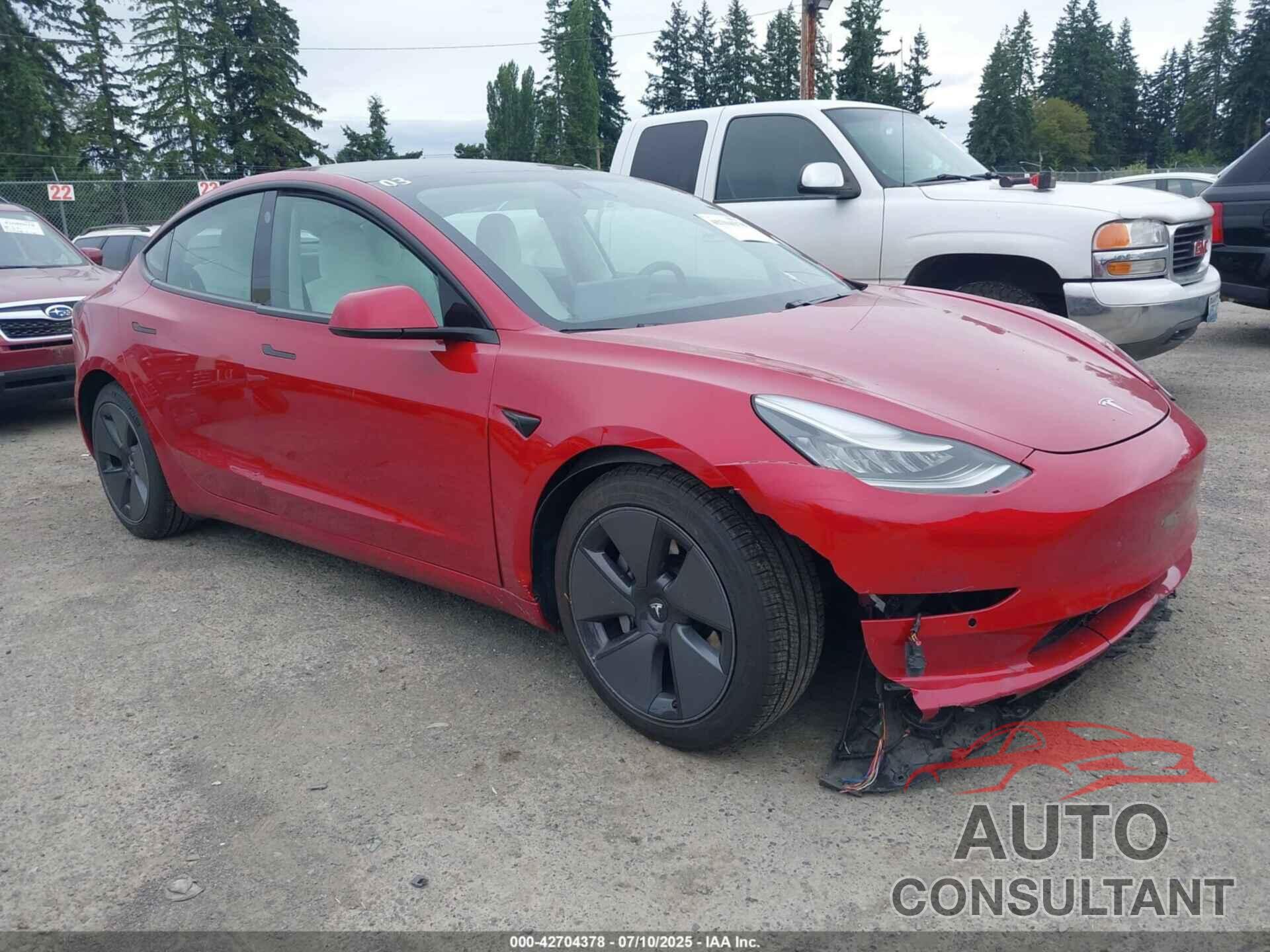 TESLA MODEL 3 2021 - 5YJ3E1EB1MF855103