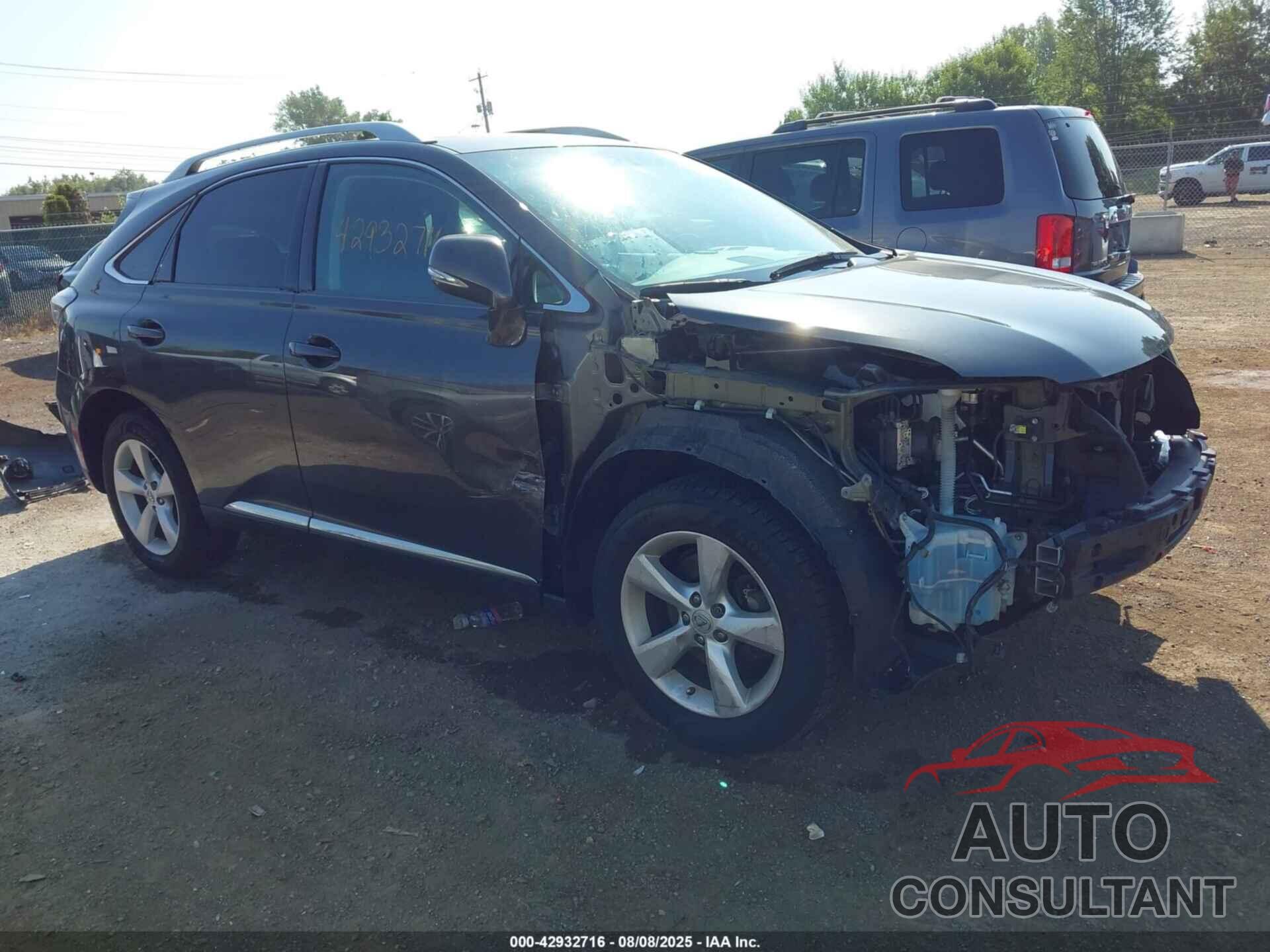 LEXUS RX 350 2010 - 2T2BK1BA7AC029318