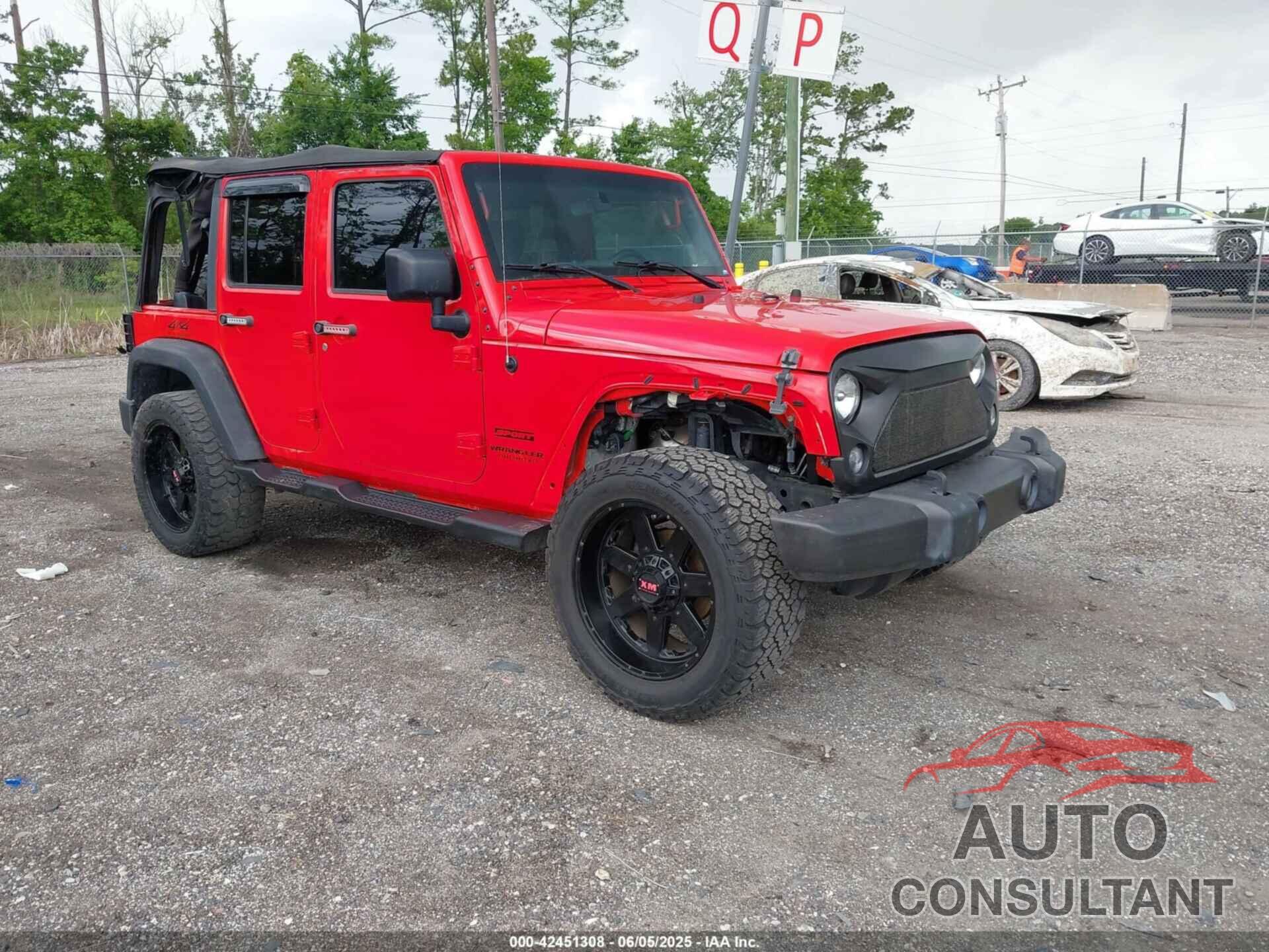 JEEP WRANGLER UNLIMITED 2016 - 1C4BJWDG3GL103793