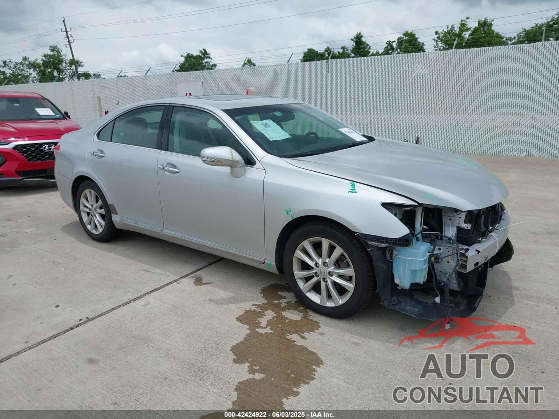 LEXUS ES 350 2011 - JTHBK1EG7B2454363