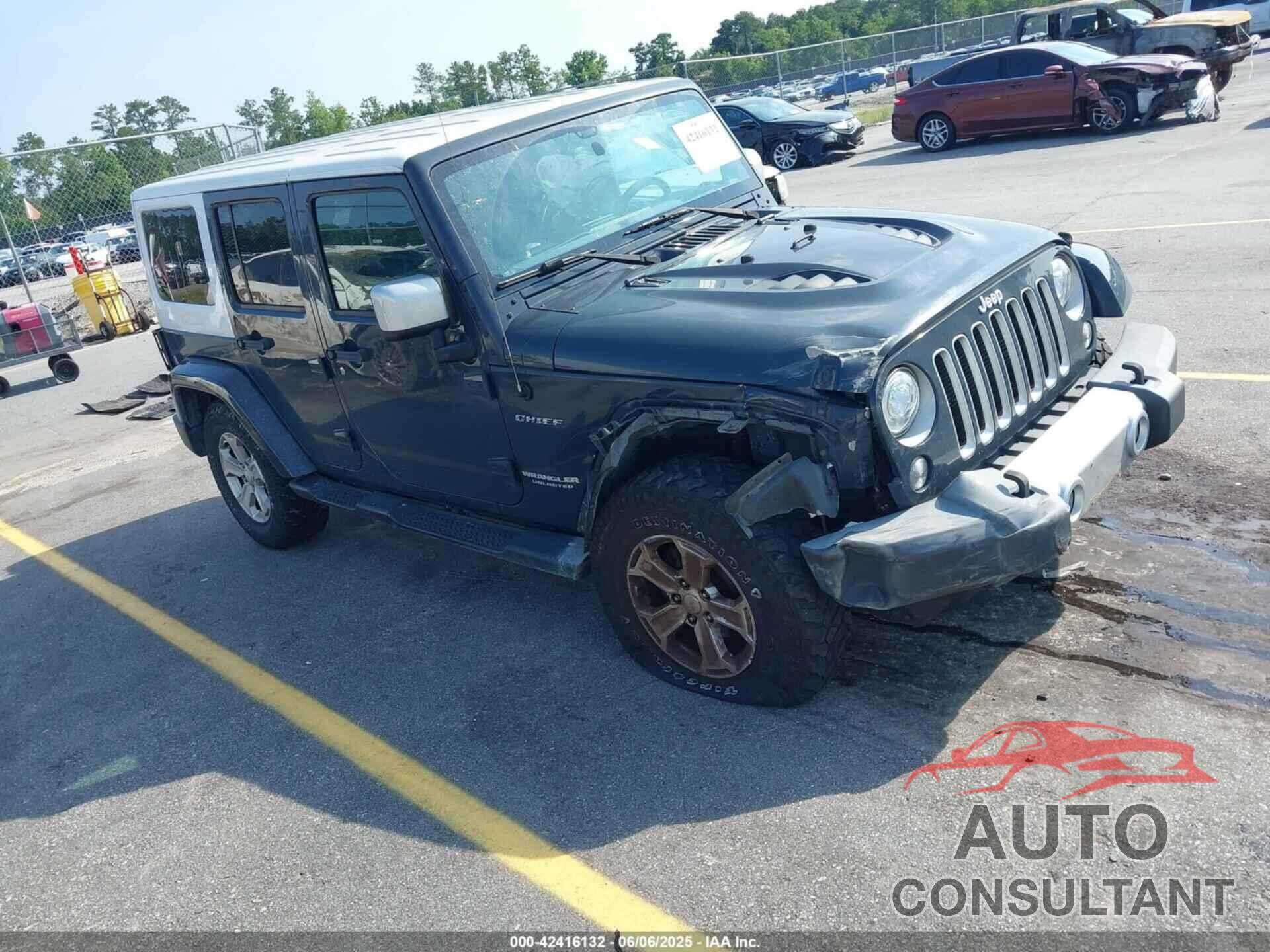 JEEP WRANGLER UNLIMITED 2017 - 1C4HJWEG3HL648158