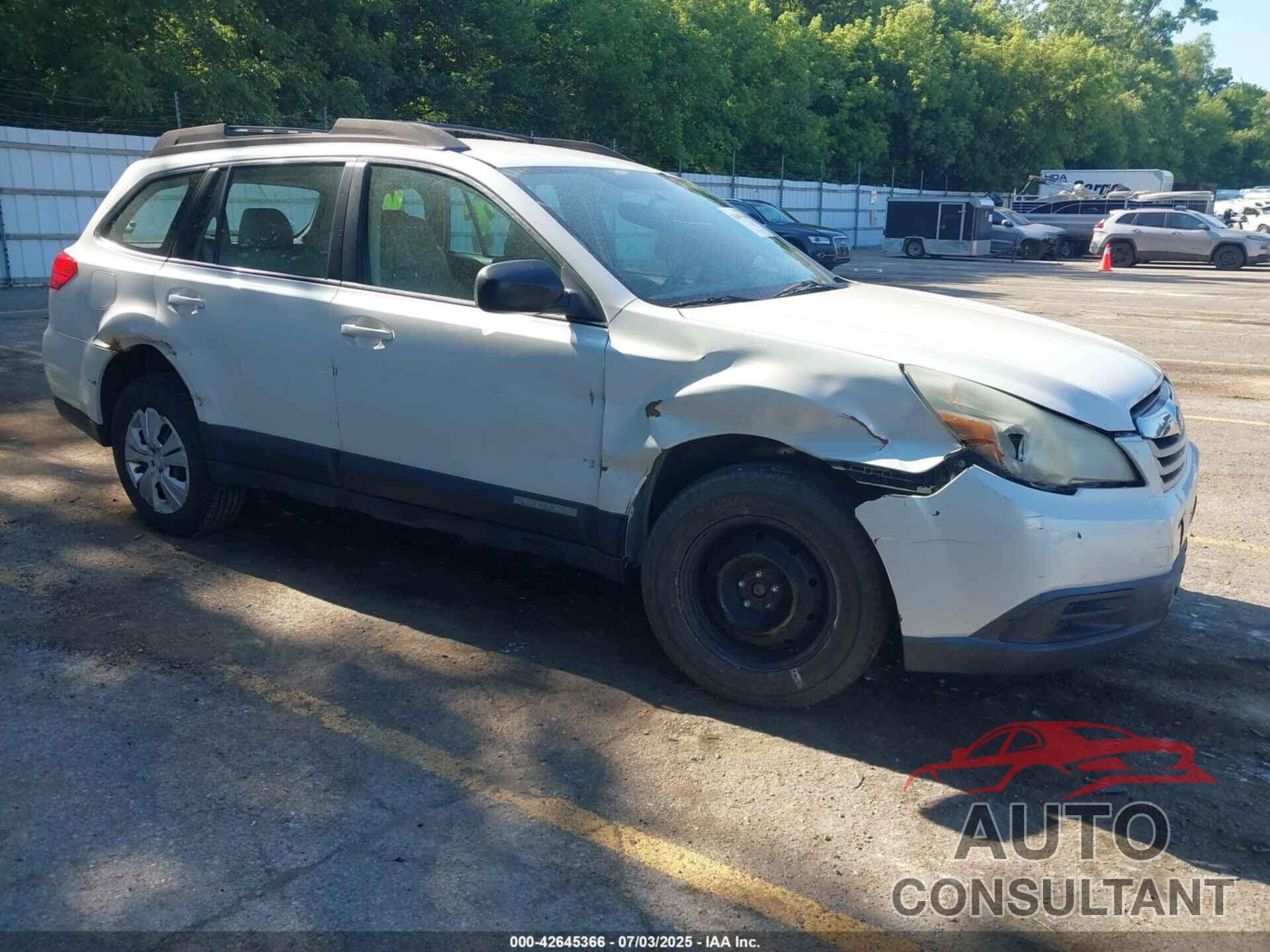 SUBARU OUTBACK 2011 - 4S4BRCAC5B3343067