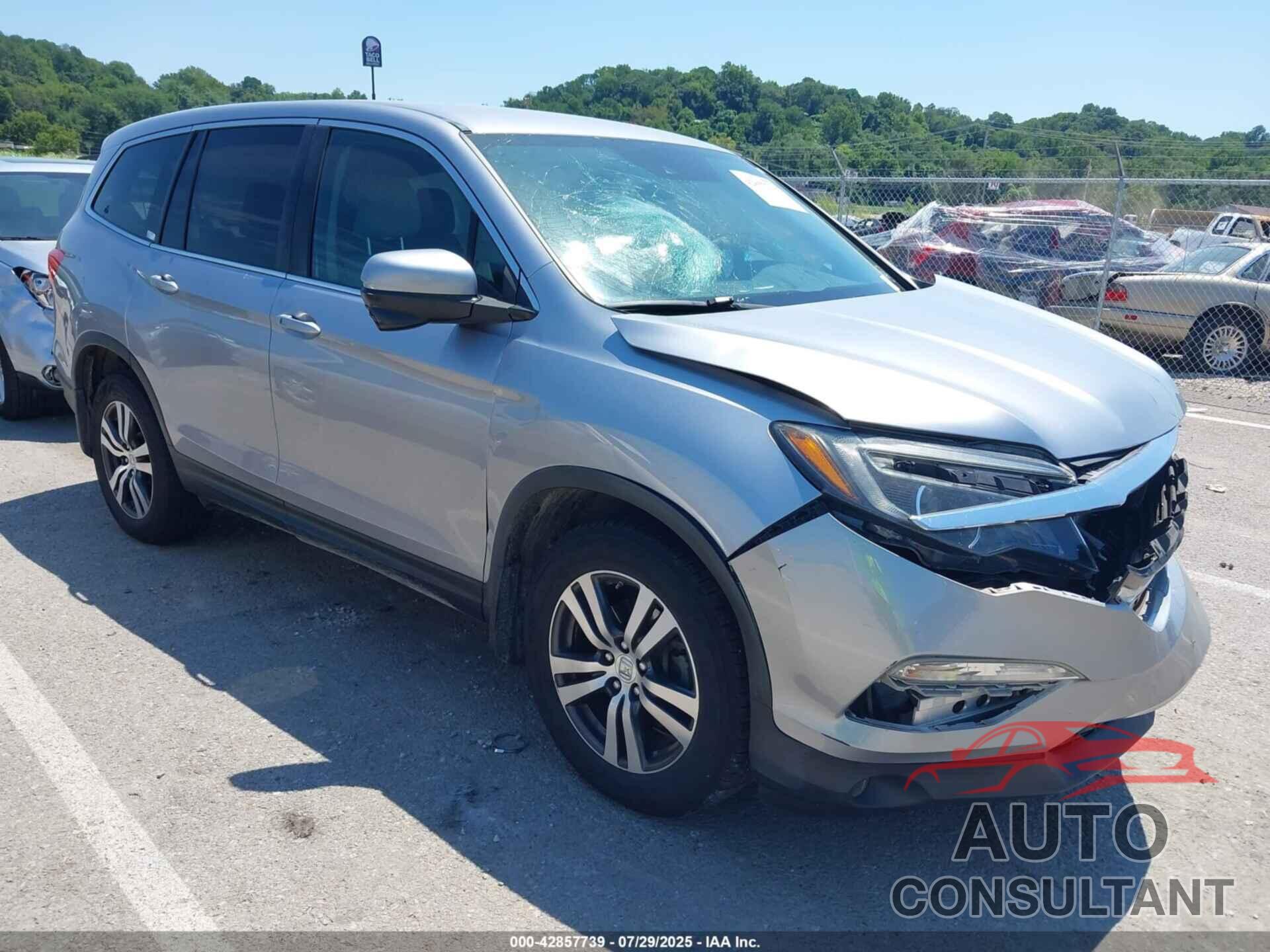 HONDA PILOT 2016 - 5FNYF6H46GB020275