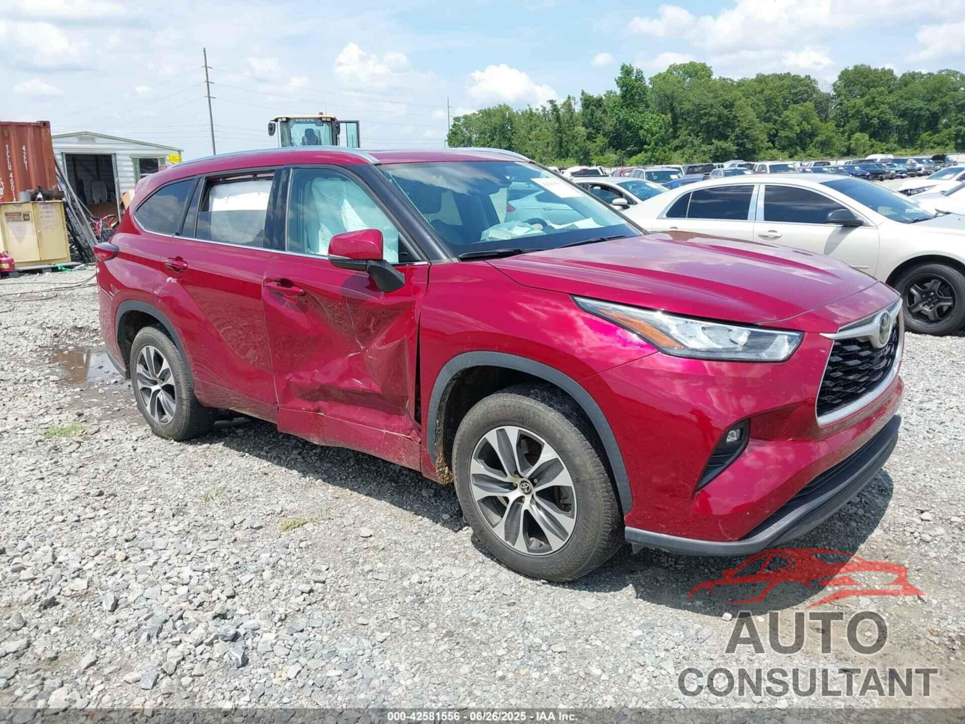 TOYOTA HIGHLANDER 2020 - 5TDGZRAH2LS503706