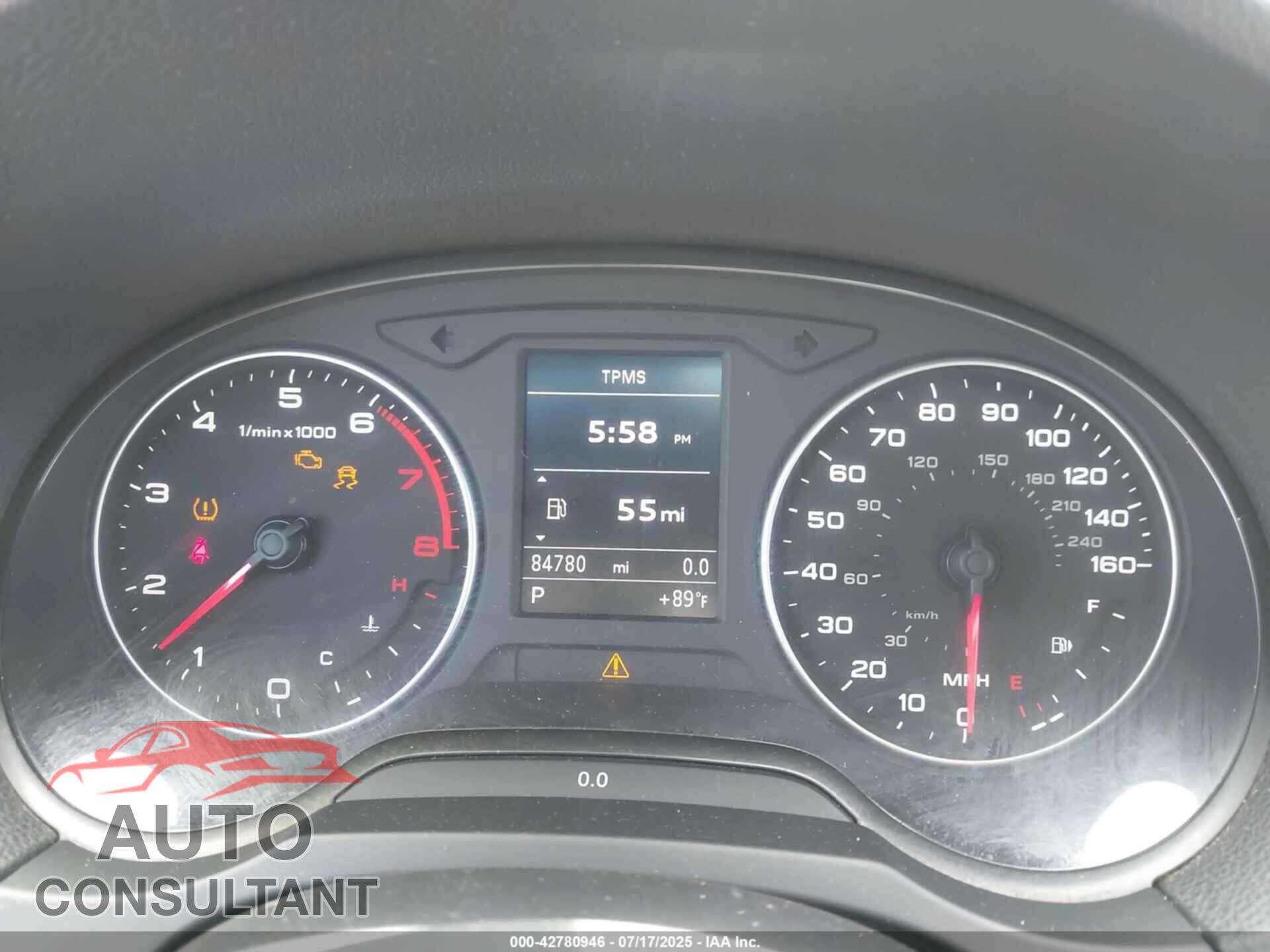 AUDI A3 2015 - WAUACGFFXF1016030
