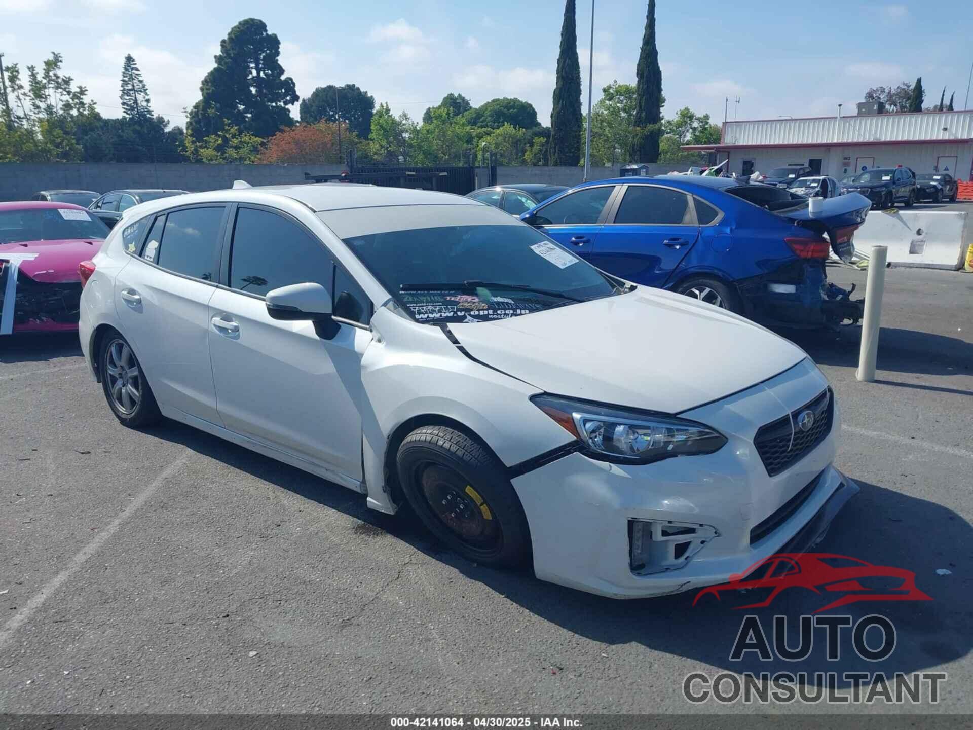 SUBARU IMPREZA 2018 - 4S3GTAK6XJ1732984