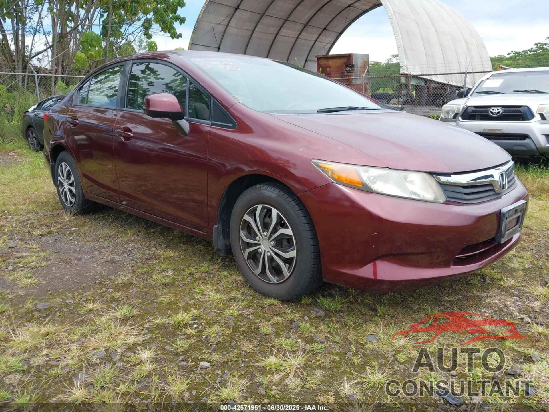 HONDA CIVIC 2012 - JHMFB2F5XCS002834