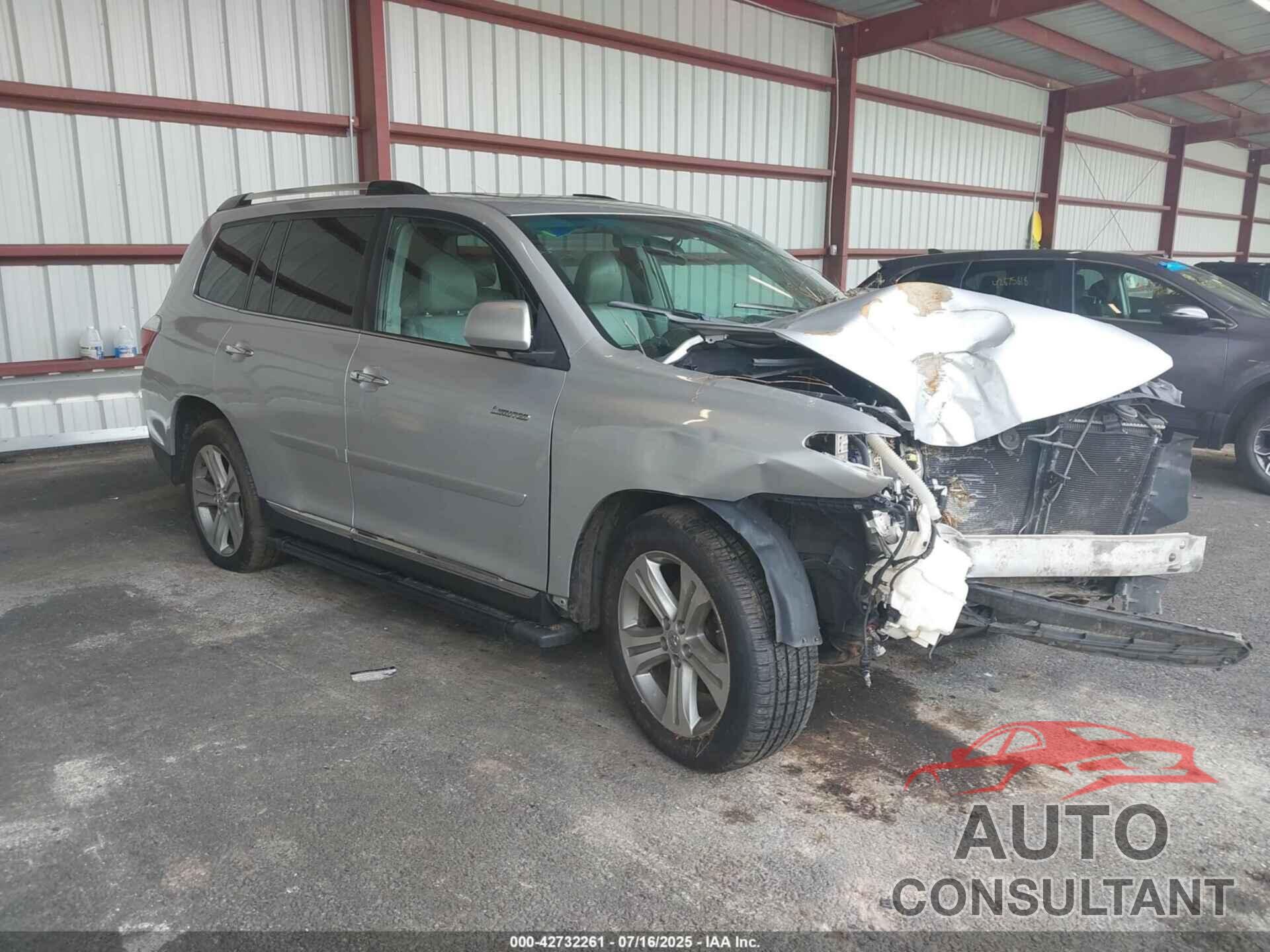 TOYOTA HIGHLANDER 2012 - 5TDDK3EH2CS172849