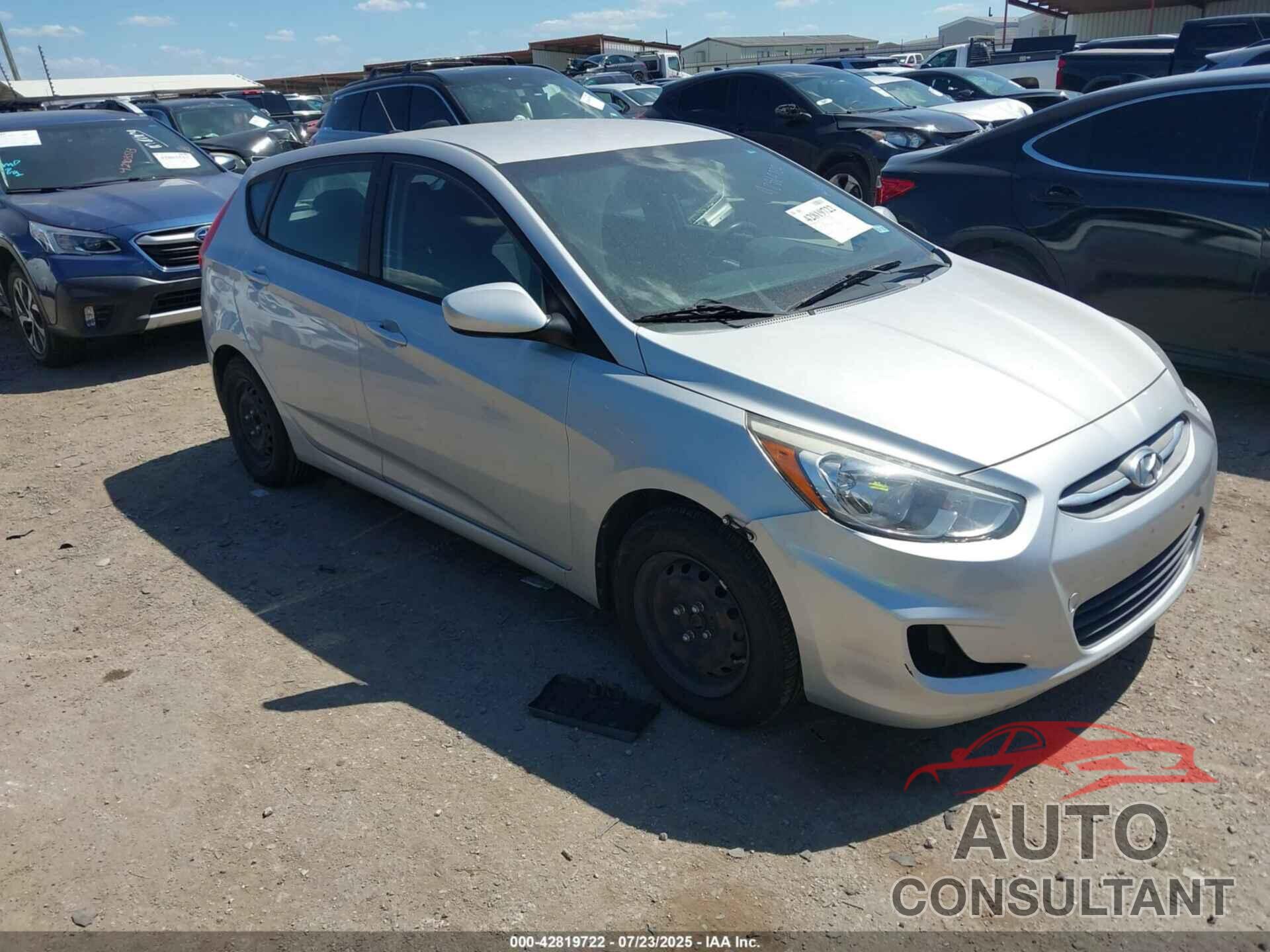 HYUNDAI ACCENT 2016 - KMHCT5AE0GU274020