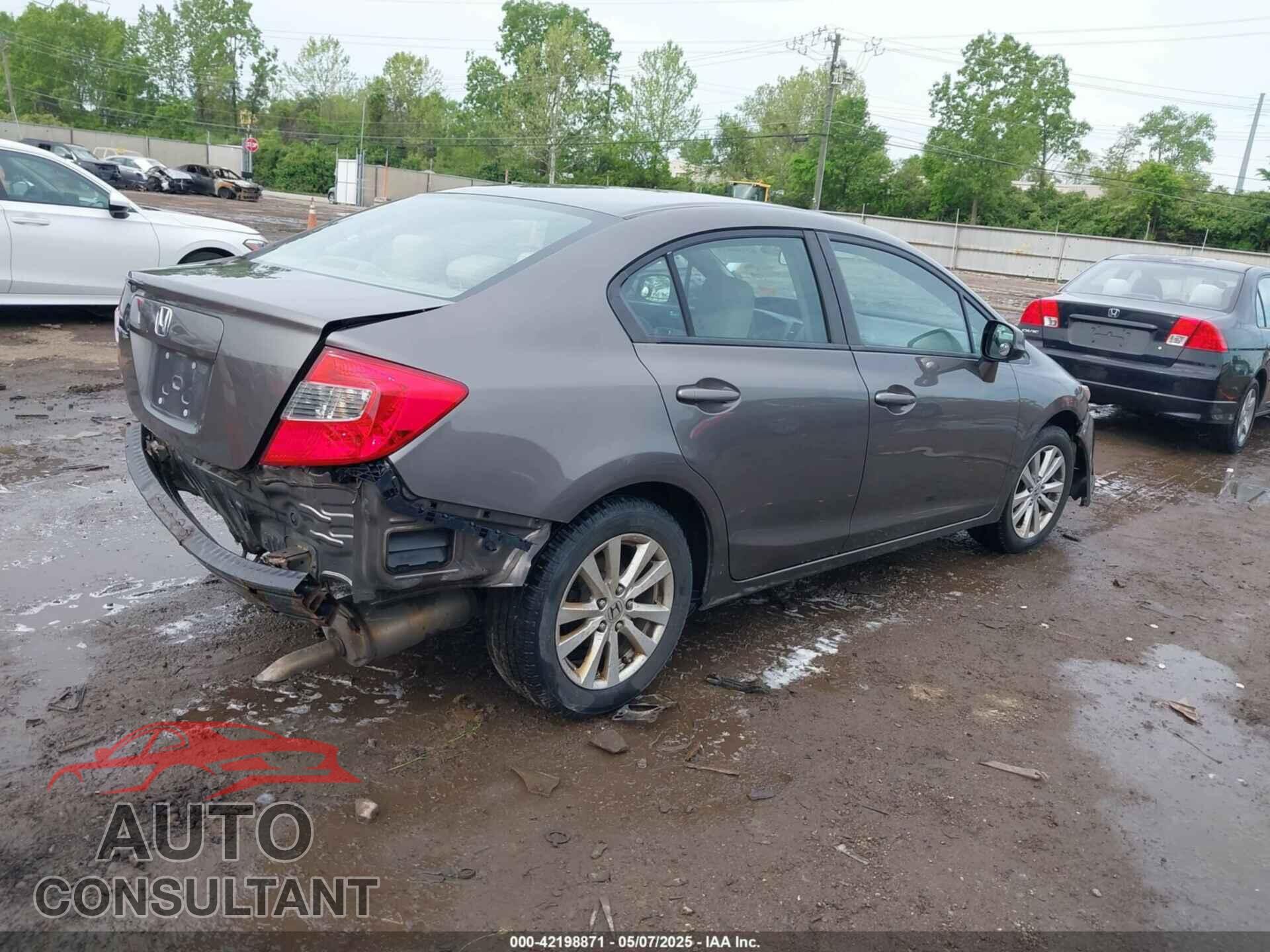 HONDA CIVIC 2012 - 19XFB2F85CE092330