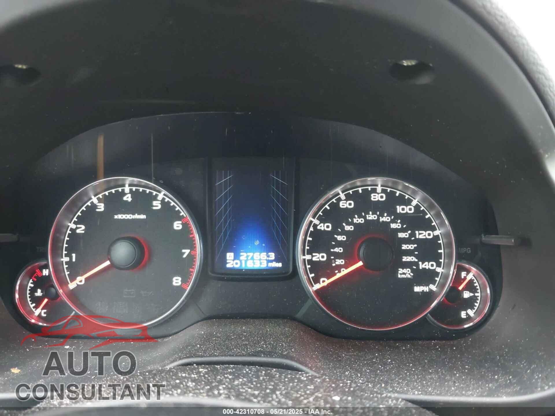 SUBARU OUTBACK 2014 - 4S4BRBLC4E3208321