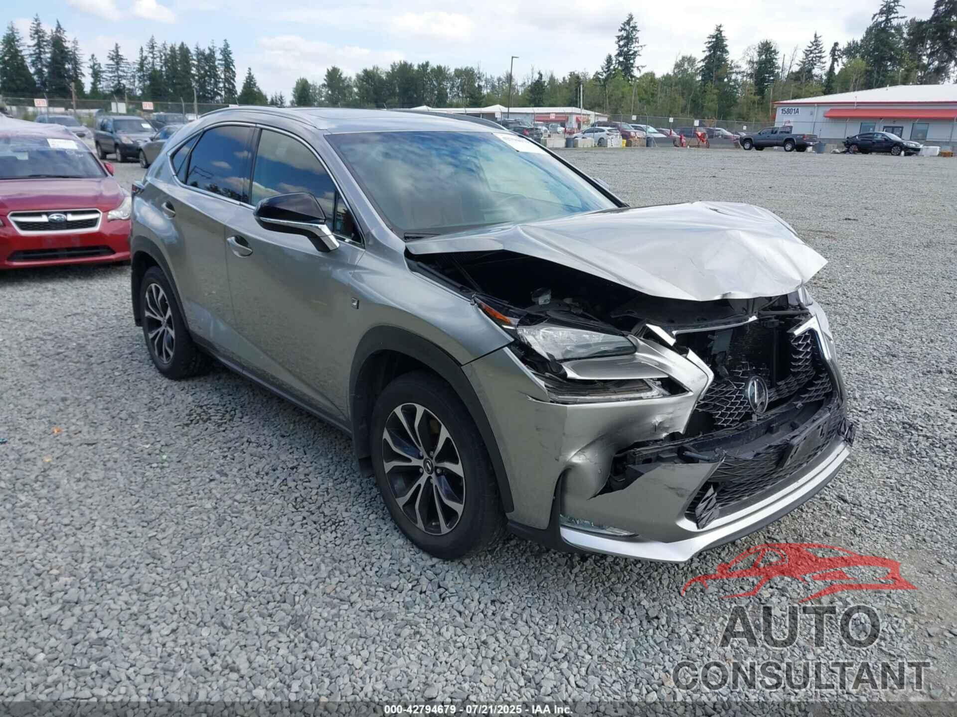LEXUS NX 200T 2017 - JTJBARBZ3H2123052