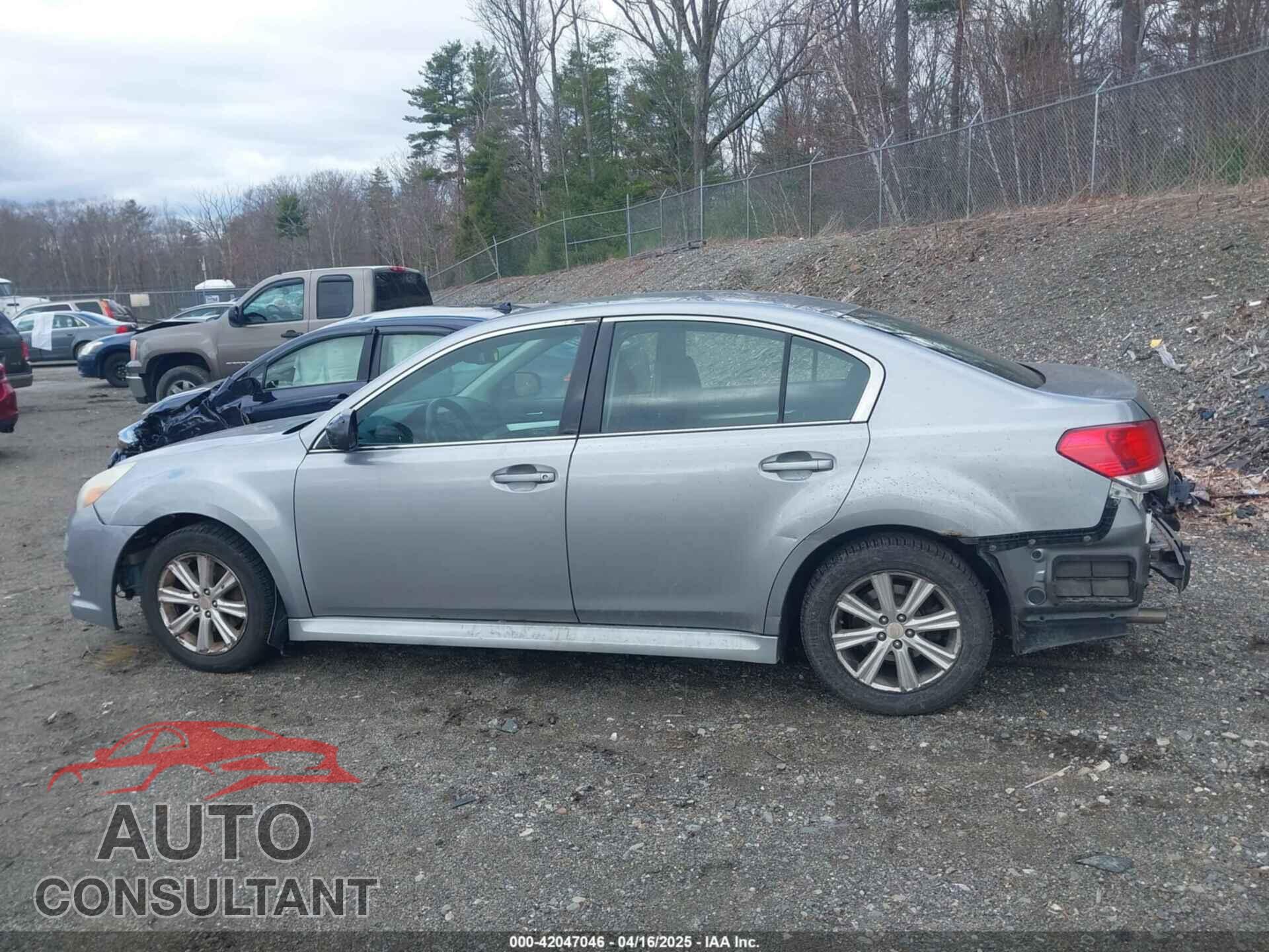 SUBARU LEGACY 2011 - 4S3BMBA60B3247760