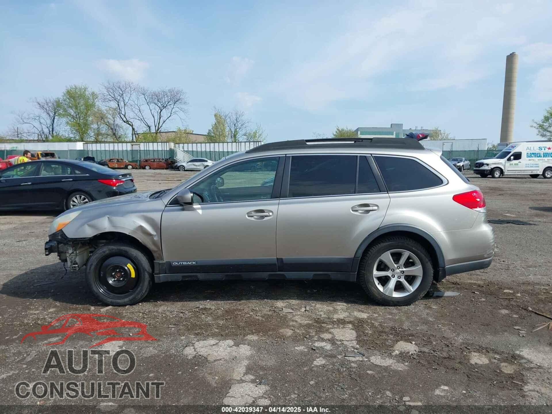 SUBARU OUTBACK 2014 - 4S4BRBLC2E3320678