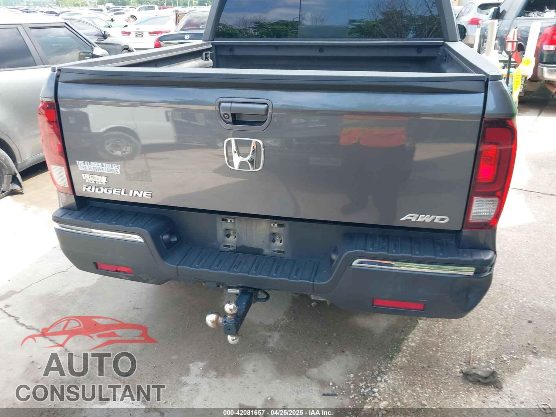 HONDA RIDGELINE 2019 - 5FPYK3F53KB044524