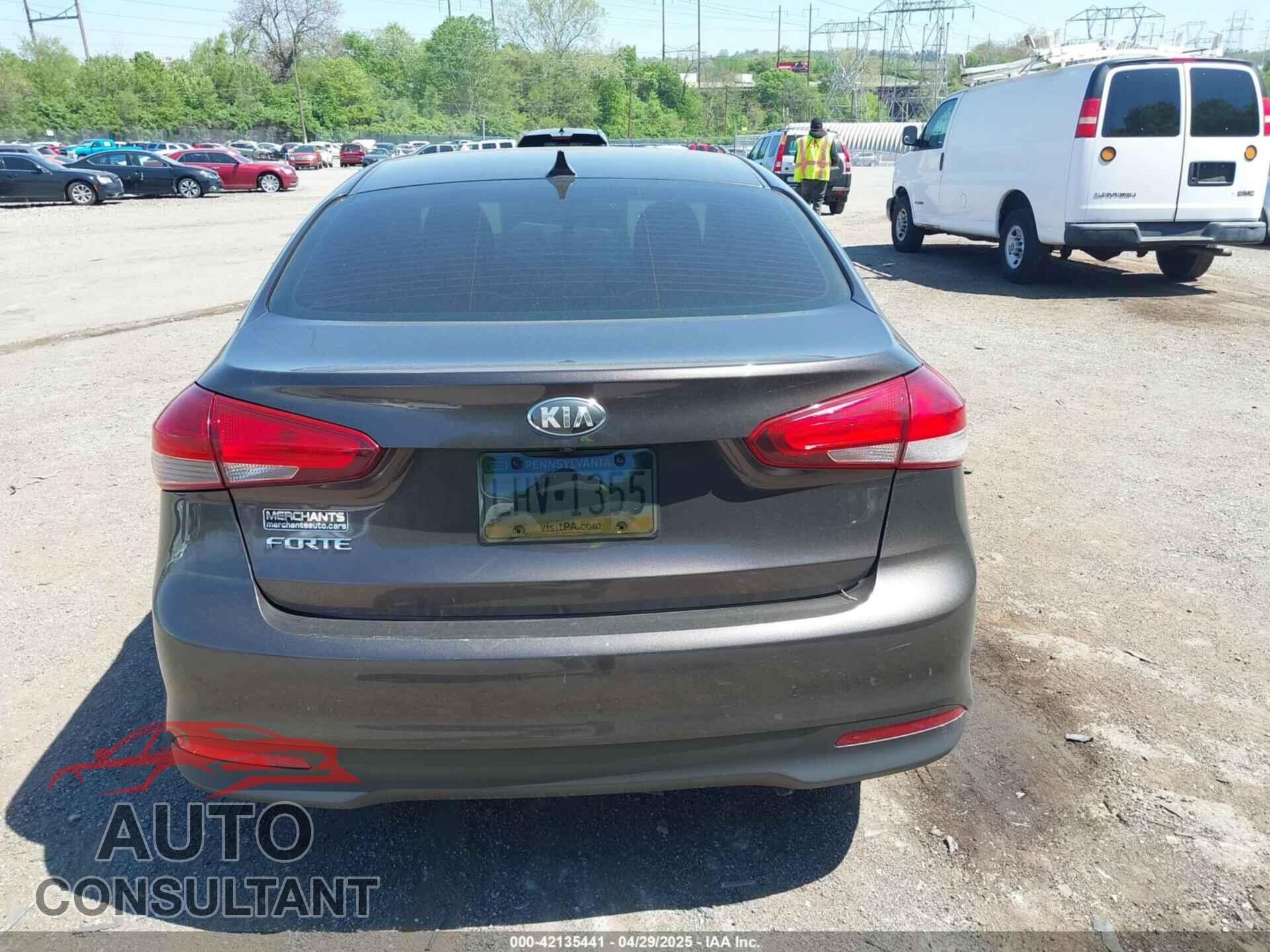 KIA FORTE 2017 - 3KPFL4A72HE015204