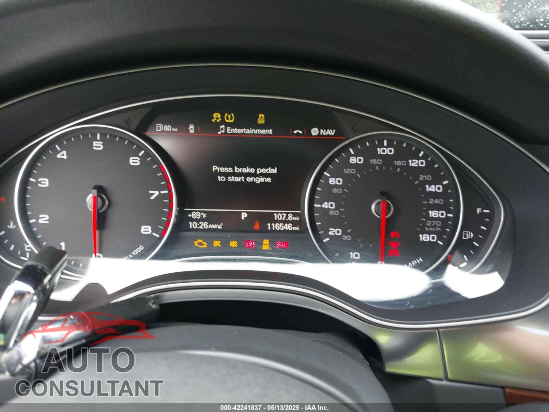 AUDI A6 2014 - WAUHGAFC9EN087054