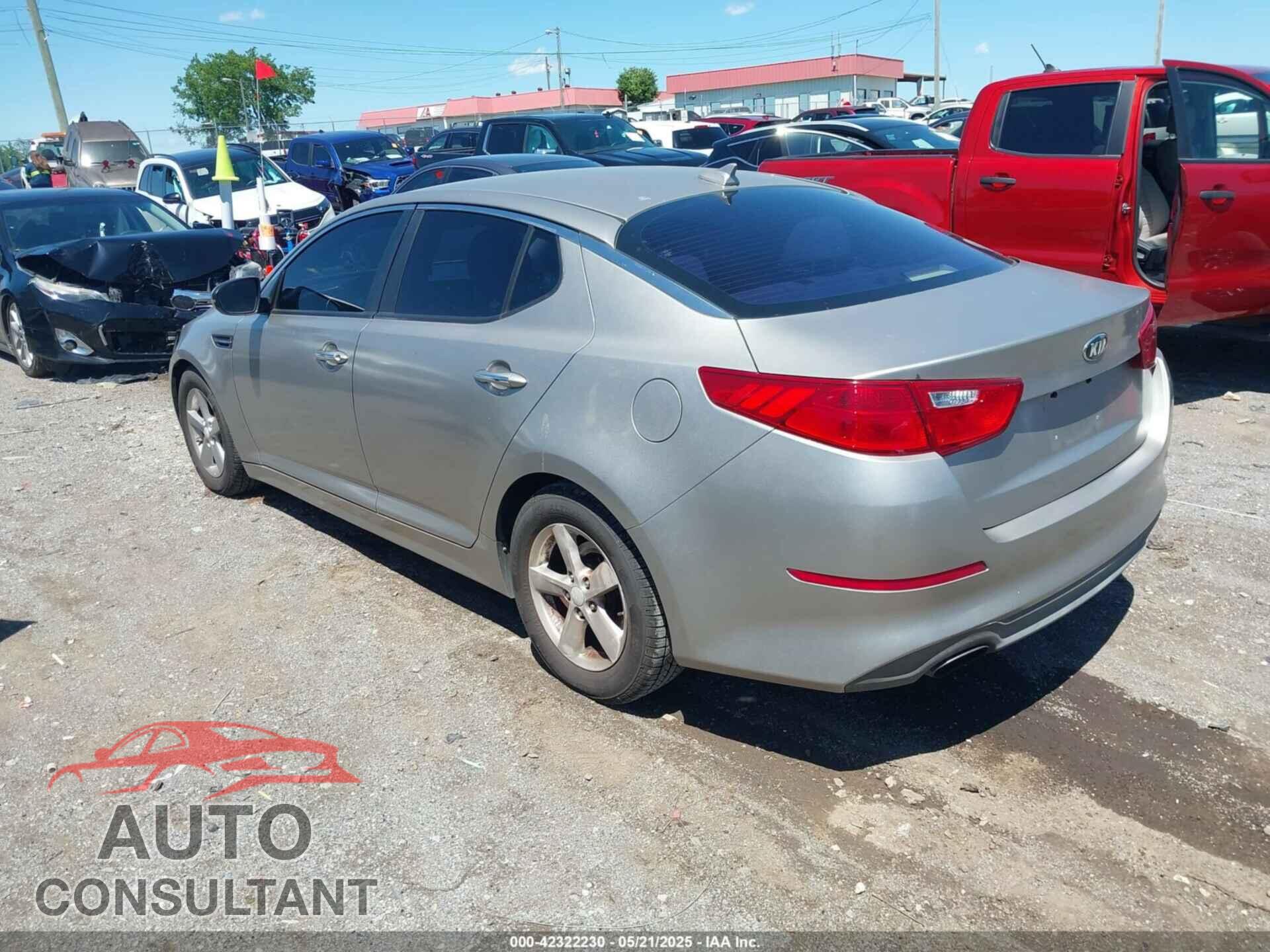 KIA OPTIMA 2014 - KNAGM4A79E5489091