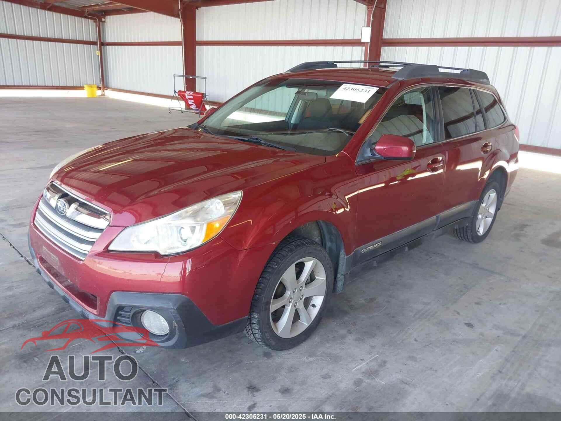 SUBARU OUTBACK 2013 - 4S4BRBBC0D3310618