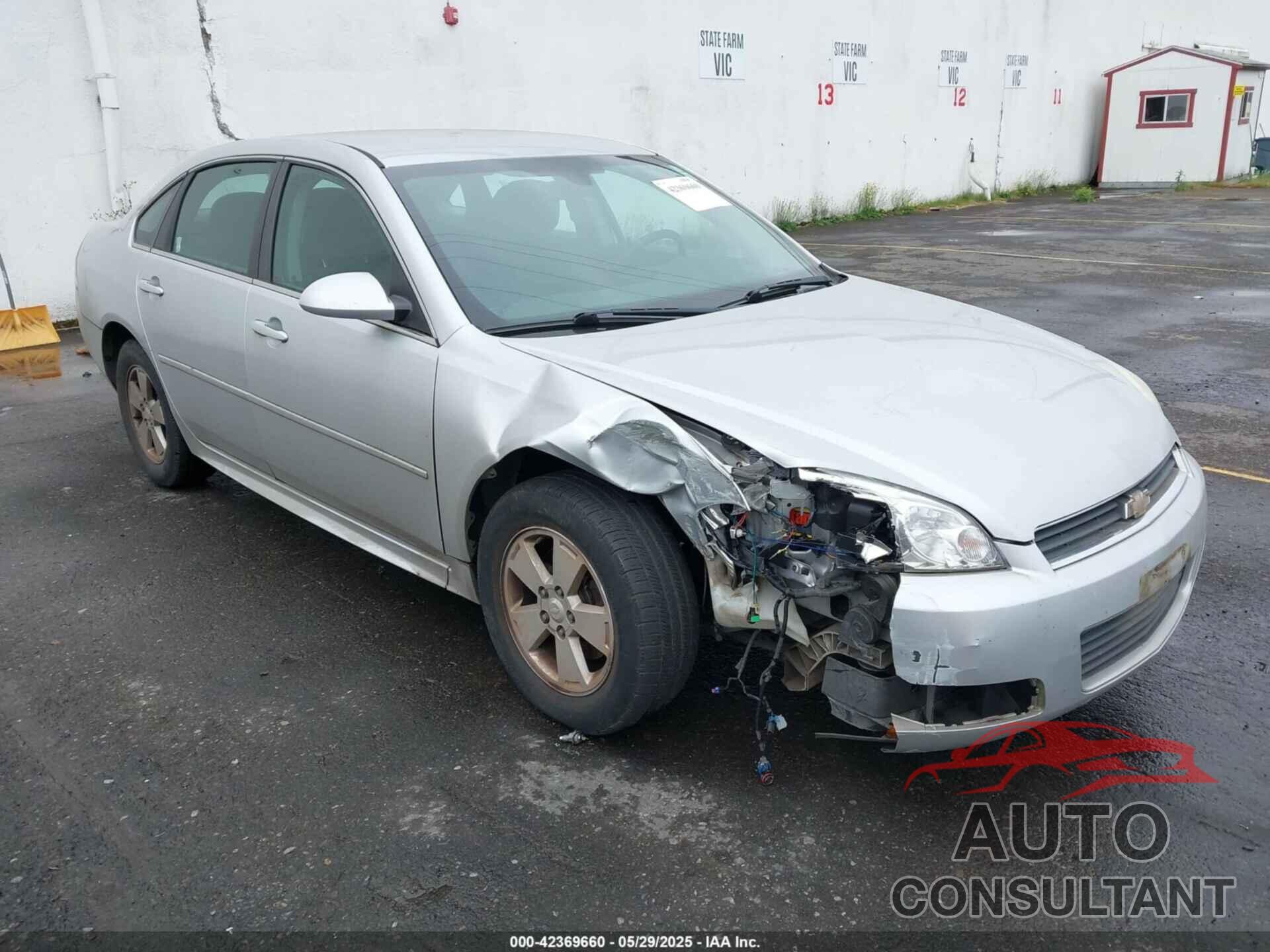CHEVROLET IMPALA 2011 - 2G1WG5EK9B1295144