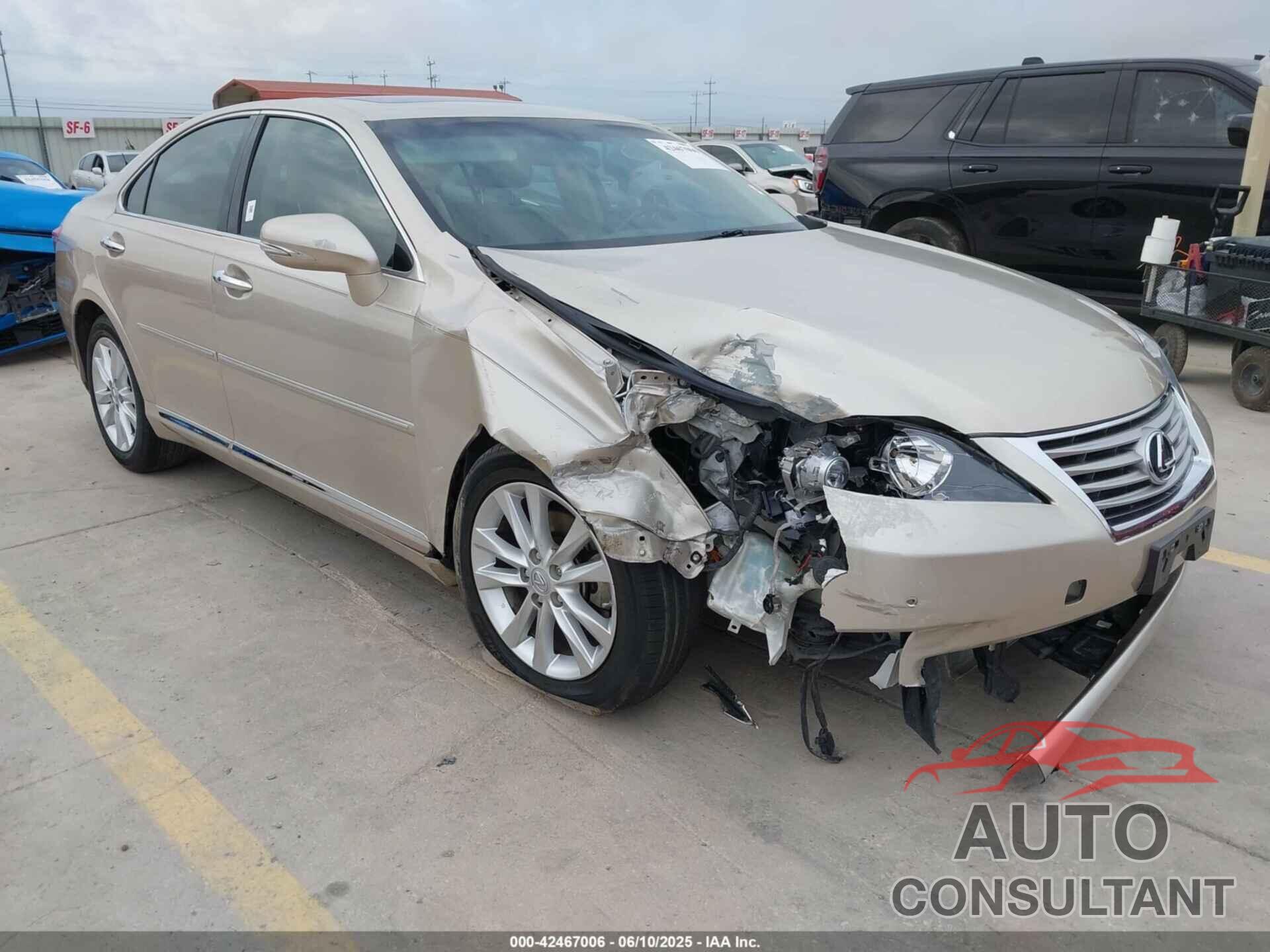 LEXUS ES 350 2010 - JTHBK1EG6A2386832