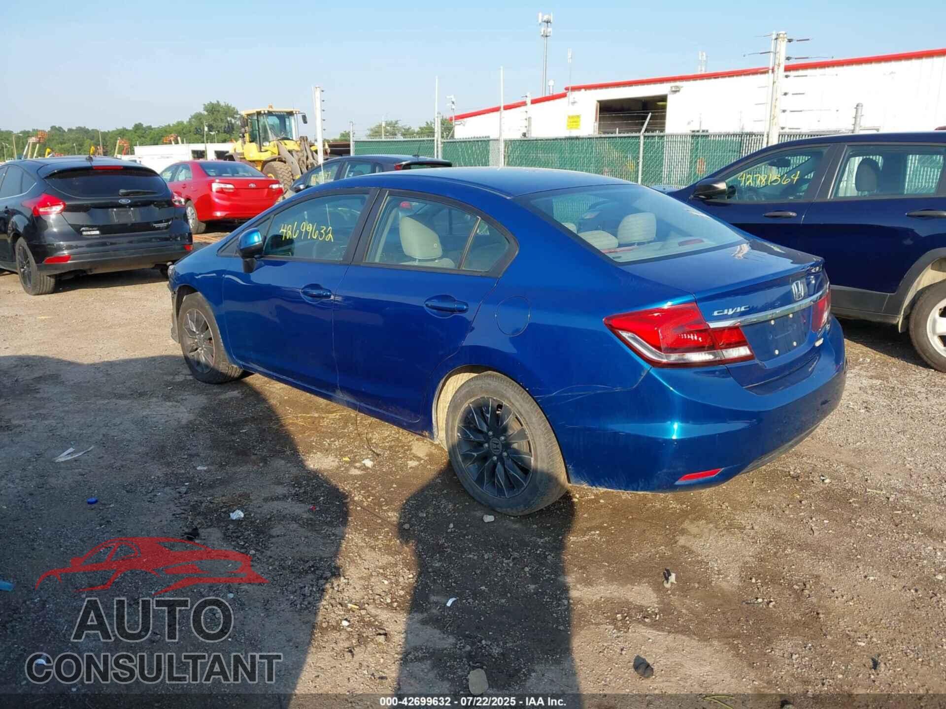 HONDA CIVIC 2013 - 19XFB2F54DE095260