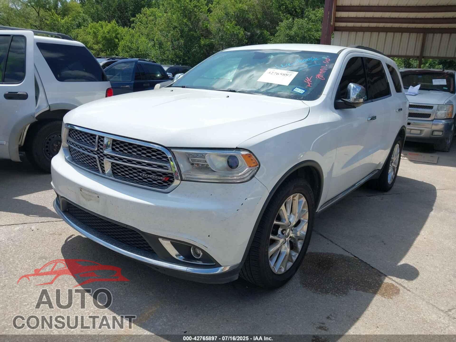 DODGE DURANGO 2017 - 1C4RDHAG4HC643242