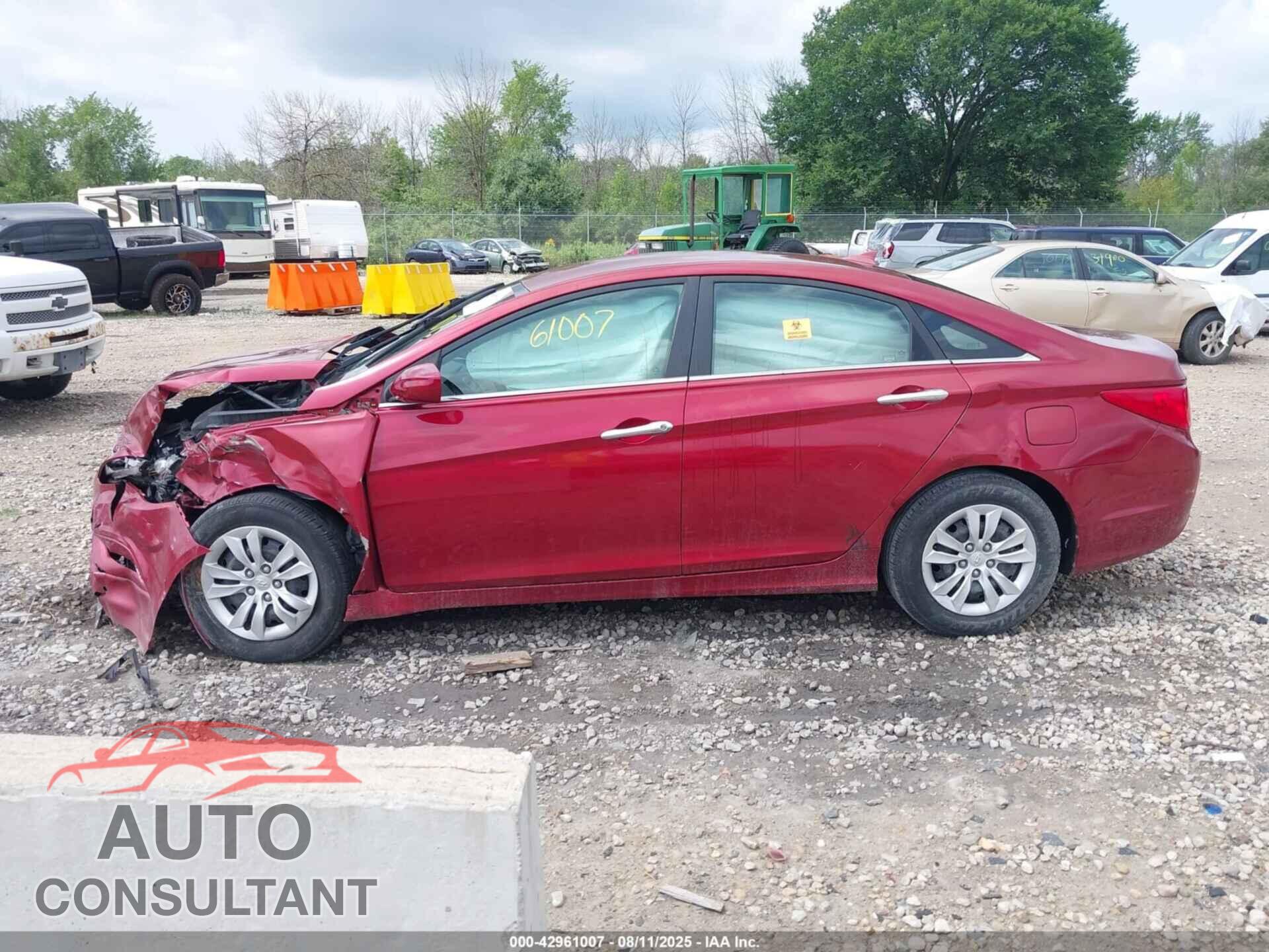 HYUNDAI SONATA 2012 - 5NPEB4AC4CH400618