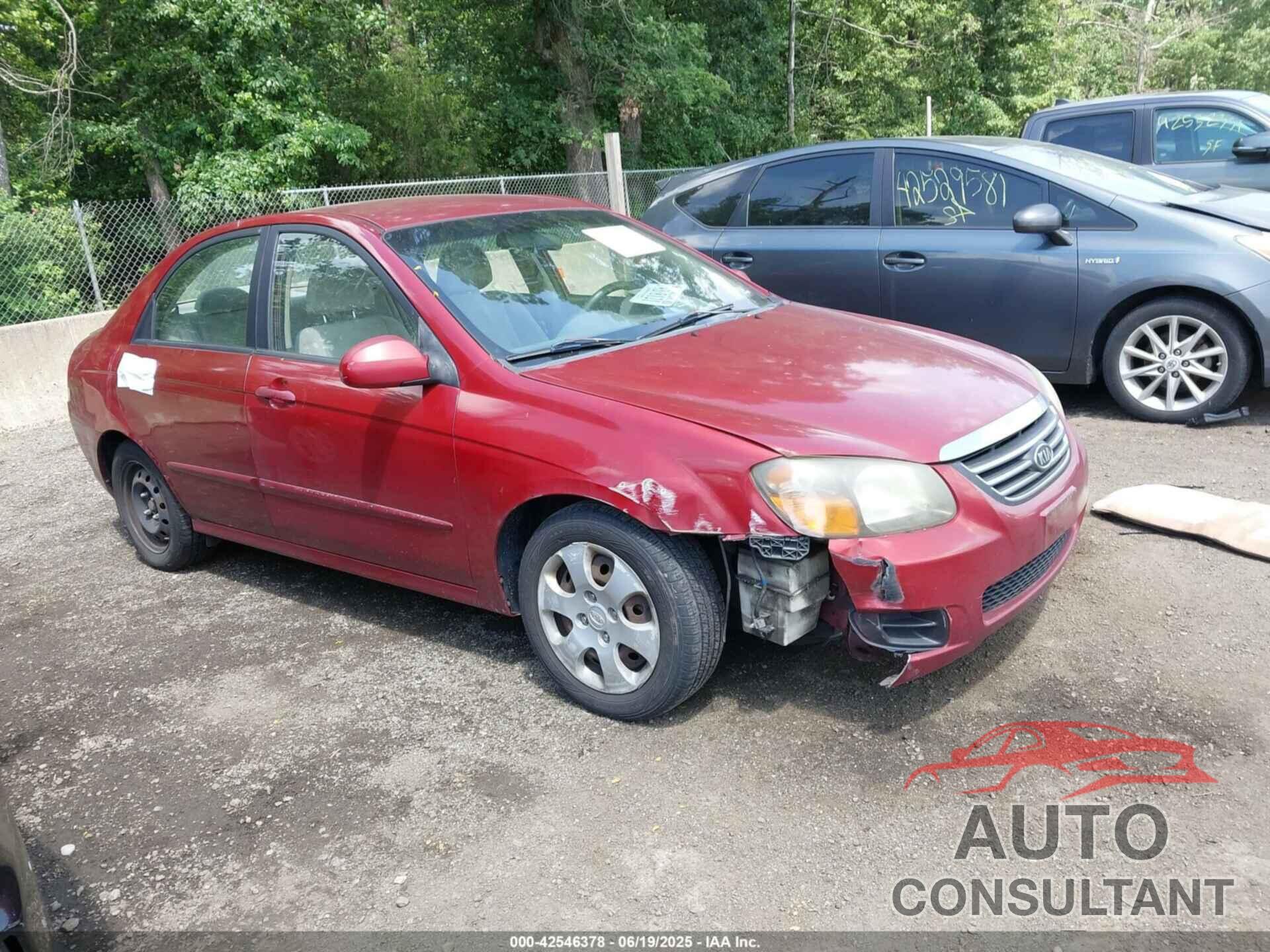 KIA SPECTRA 2009 - KNAFE222395666224