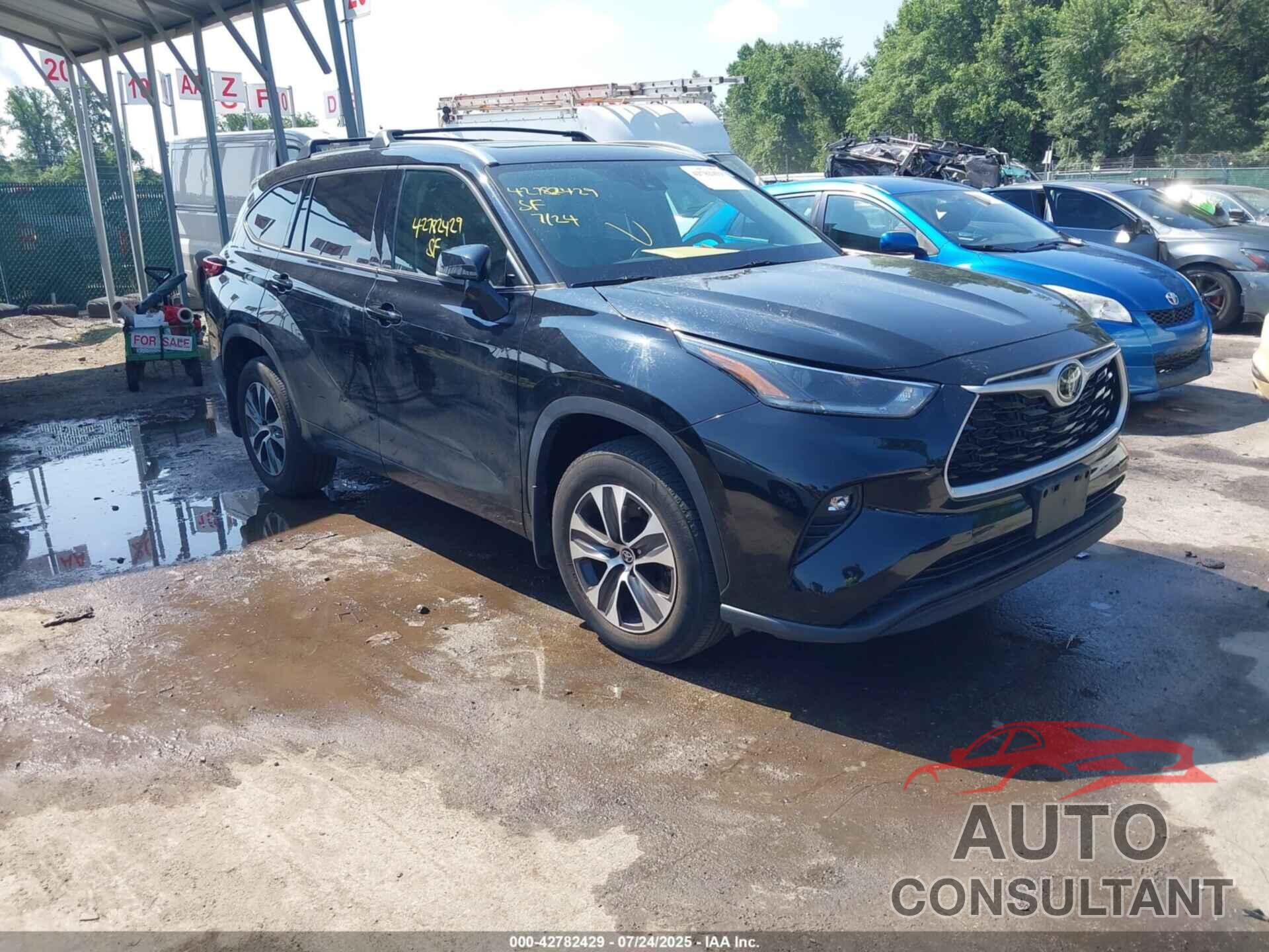 TOYOTA HIGHLANDER 2021 - 5TDHZRBH8MS108787