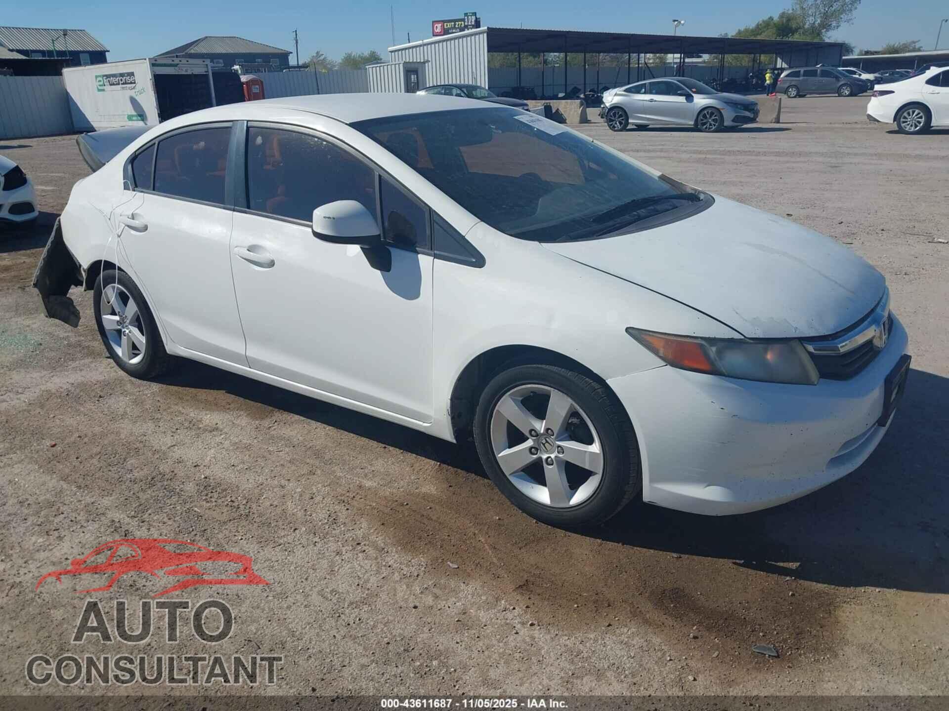 HONDA CIVIC 2012 - 2HGFB2F58C8563365