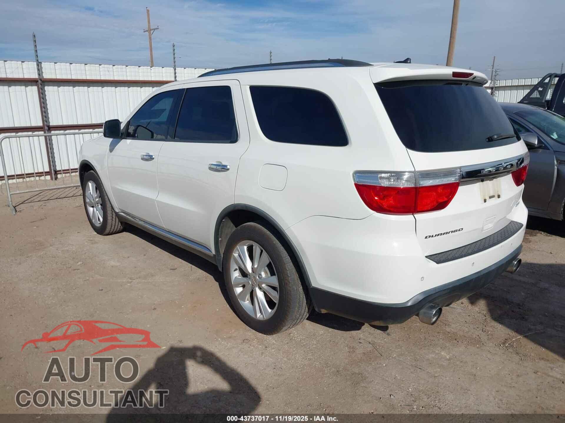 DODGE DURANGO 2011 - 1D4SD4GT4BC623582