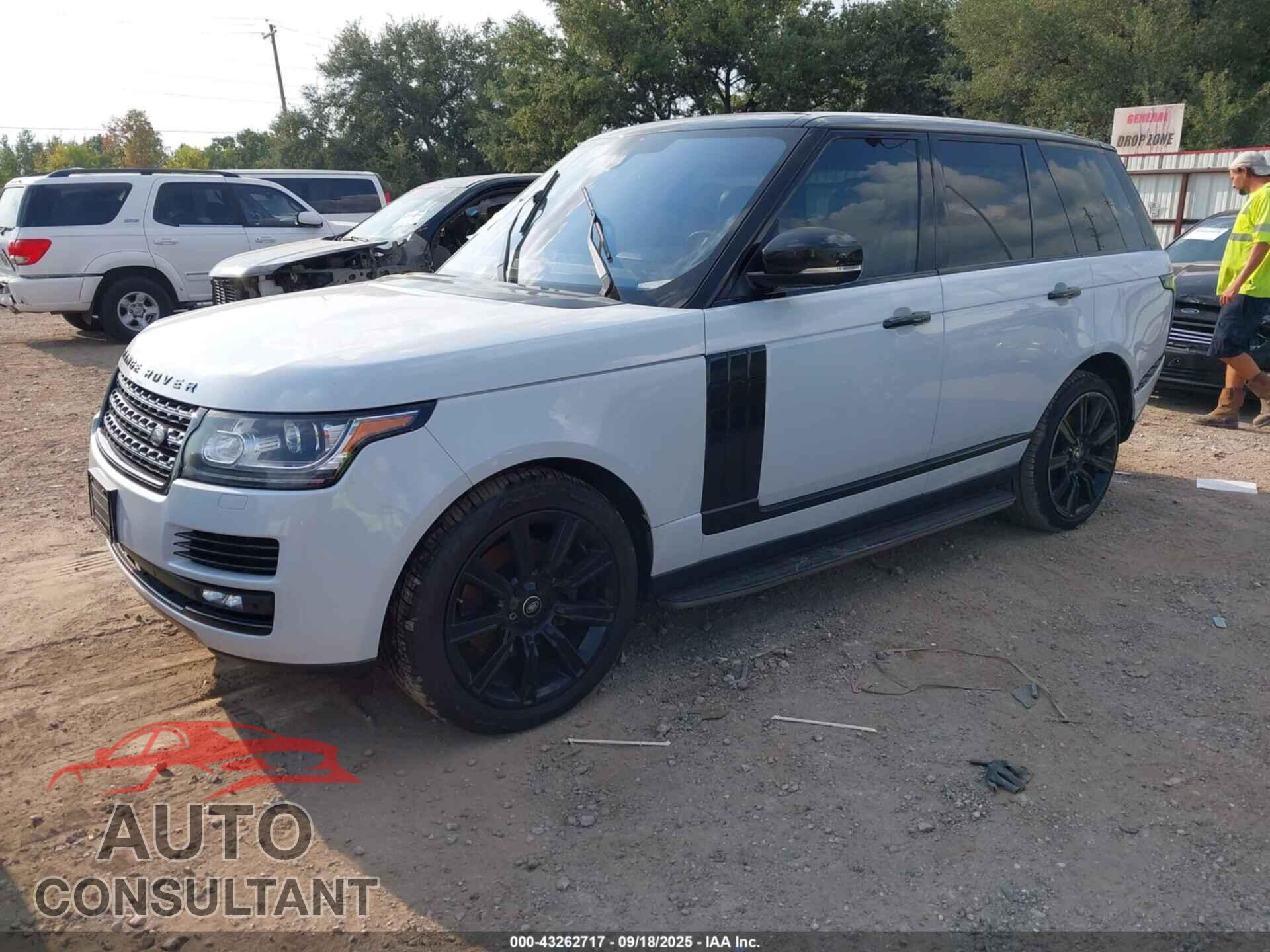 LAND ROVER RANGE ROVER 2016 - SALGS2KF5GA255391