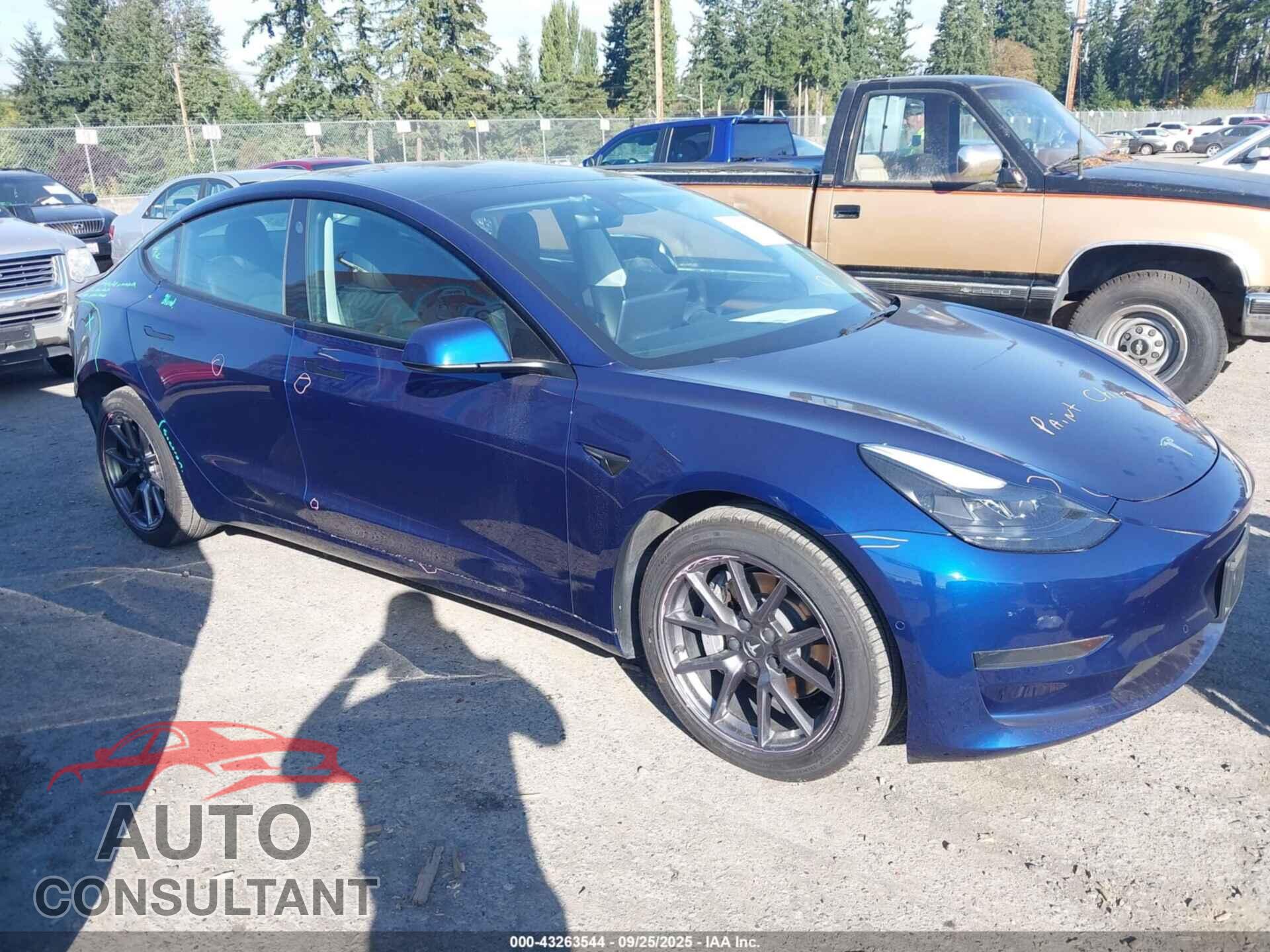 TESLA MODEL 3 2022 - 5YJ3E1EA5NF160213