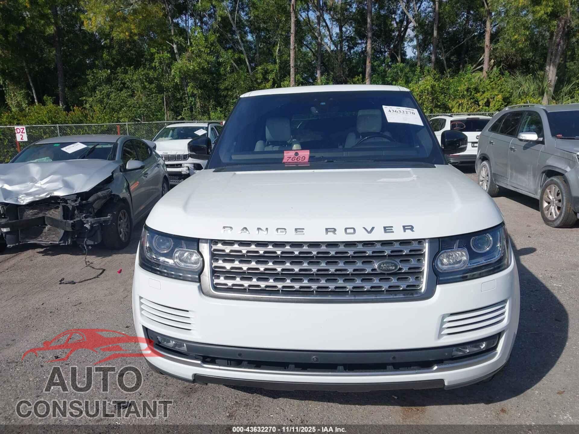 LAND ROVER RANGE ROVER 2017 - SALGS5FE9HA342764