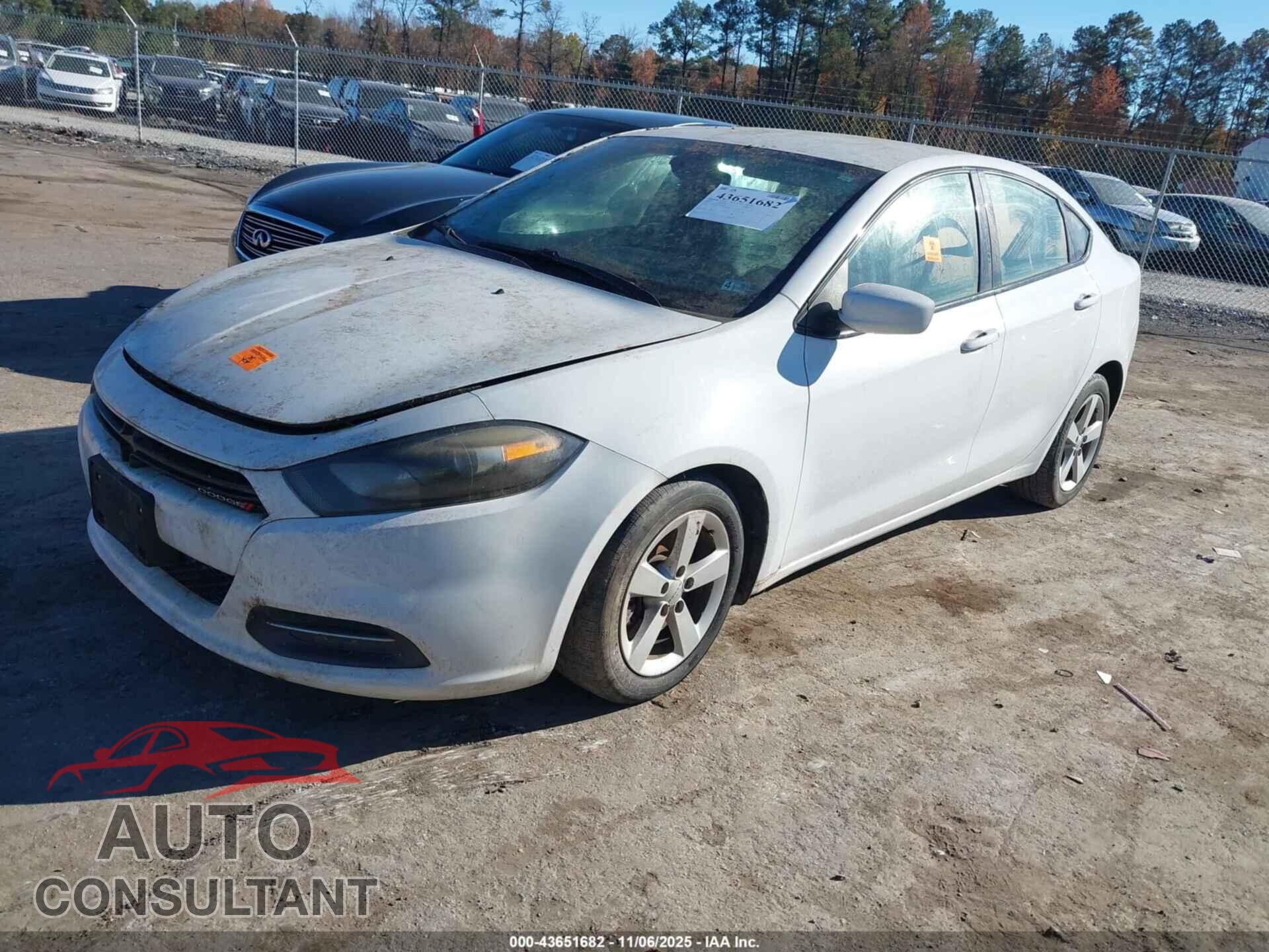 DODGE DART 2015 - 1C3CDFBB1FD310084