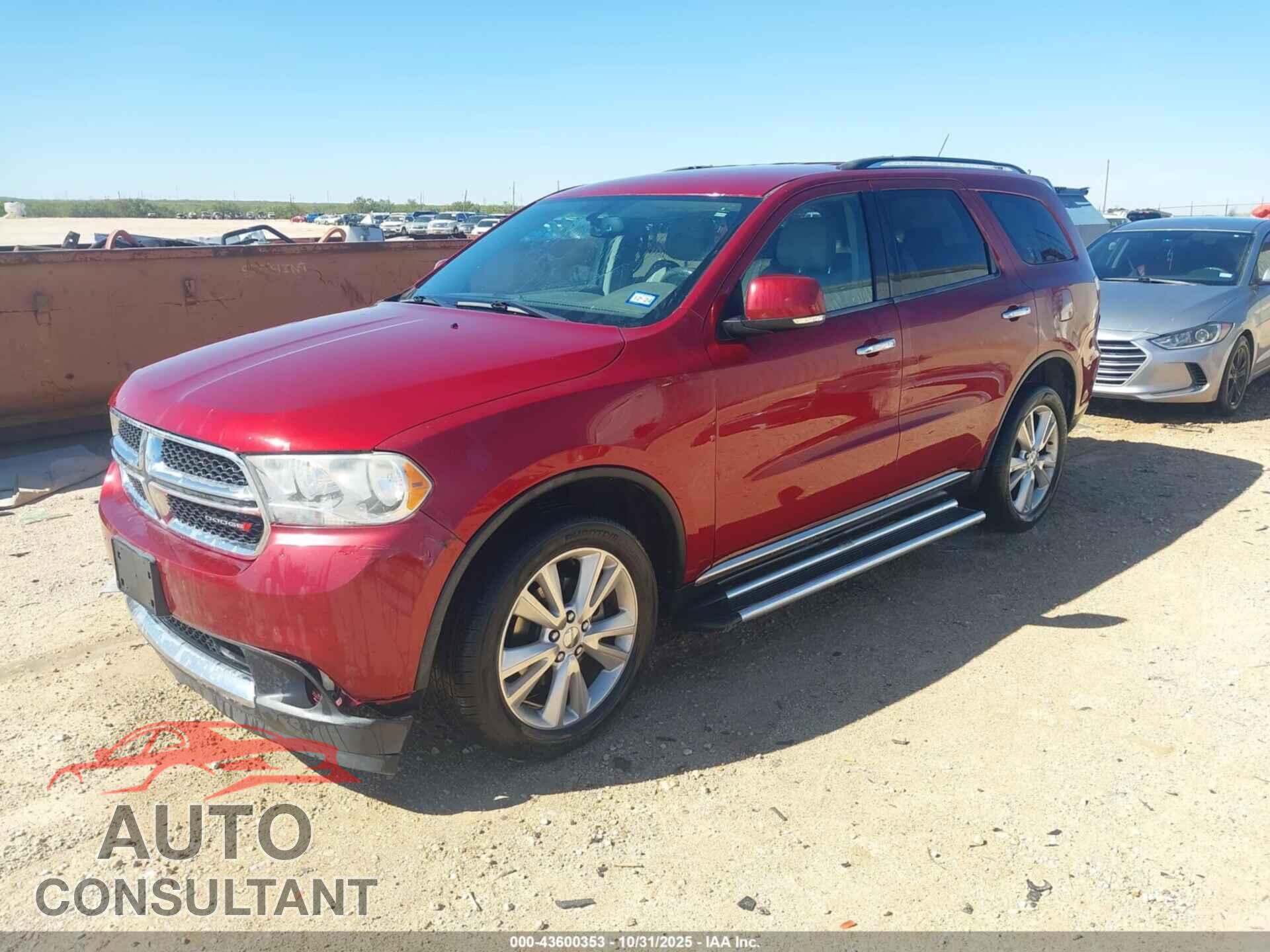 DODGE DURANGO 2013 - 1C4RDHDG3DC667778