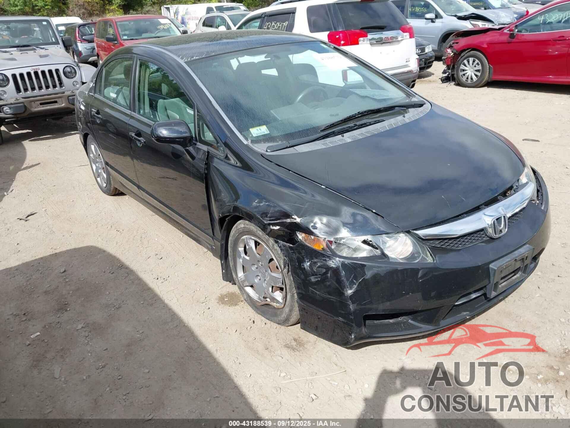 HONDA CIVIC 2011 - 2HGFA1F59BH307540