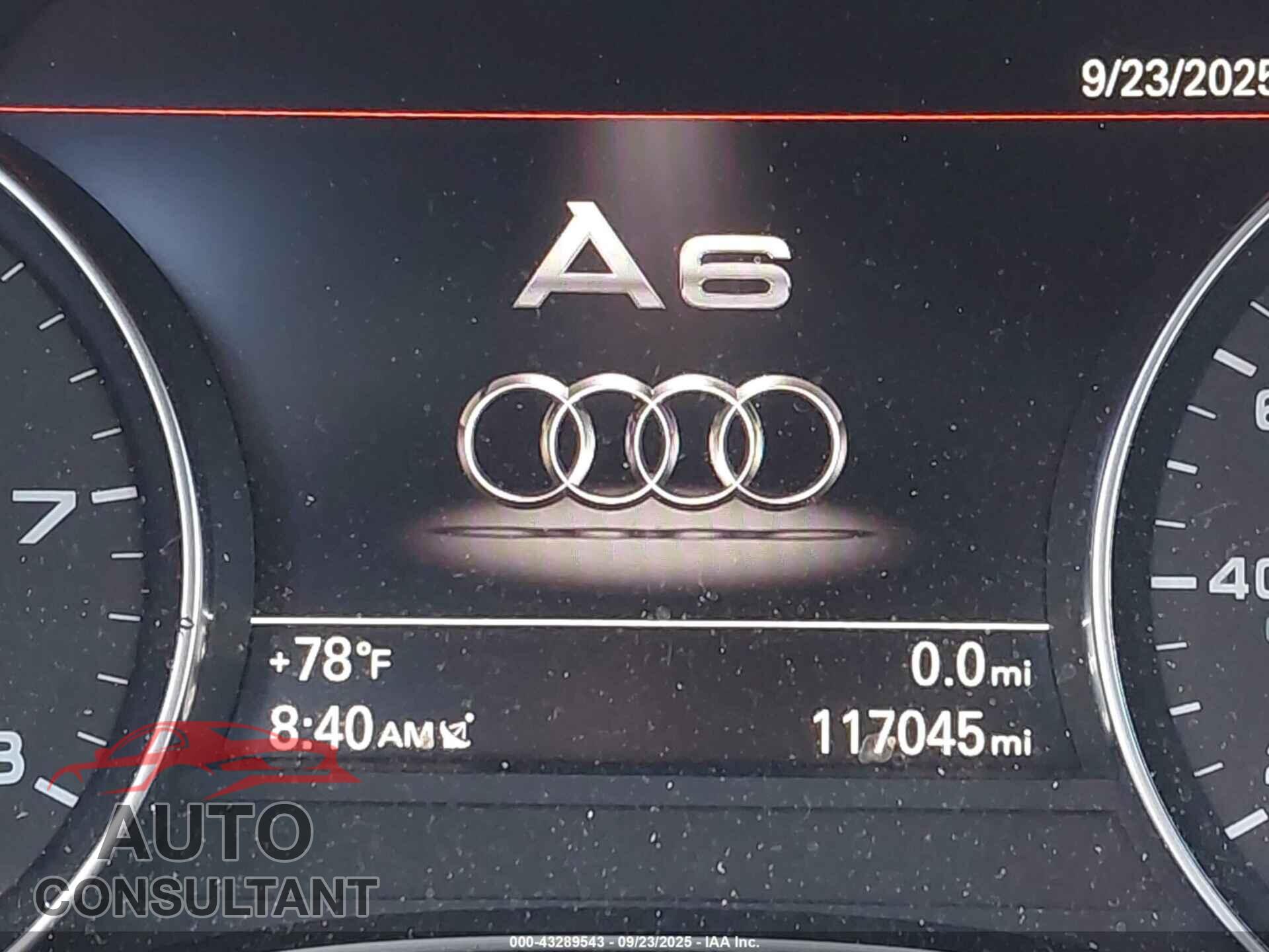 AUDI A6 2015 - WAUGFAFC1FN036034