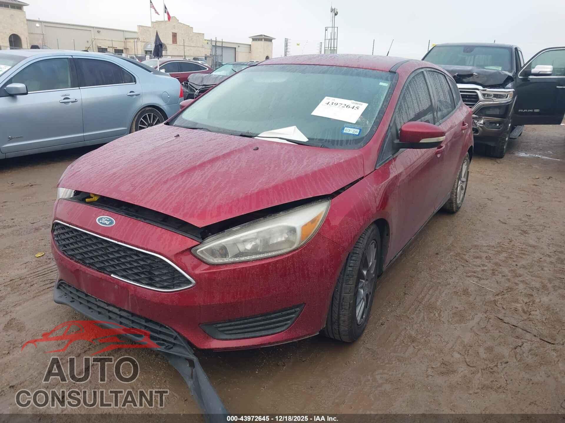 FORD FOCUS 2017 - 1FADP3K25HL318936