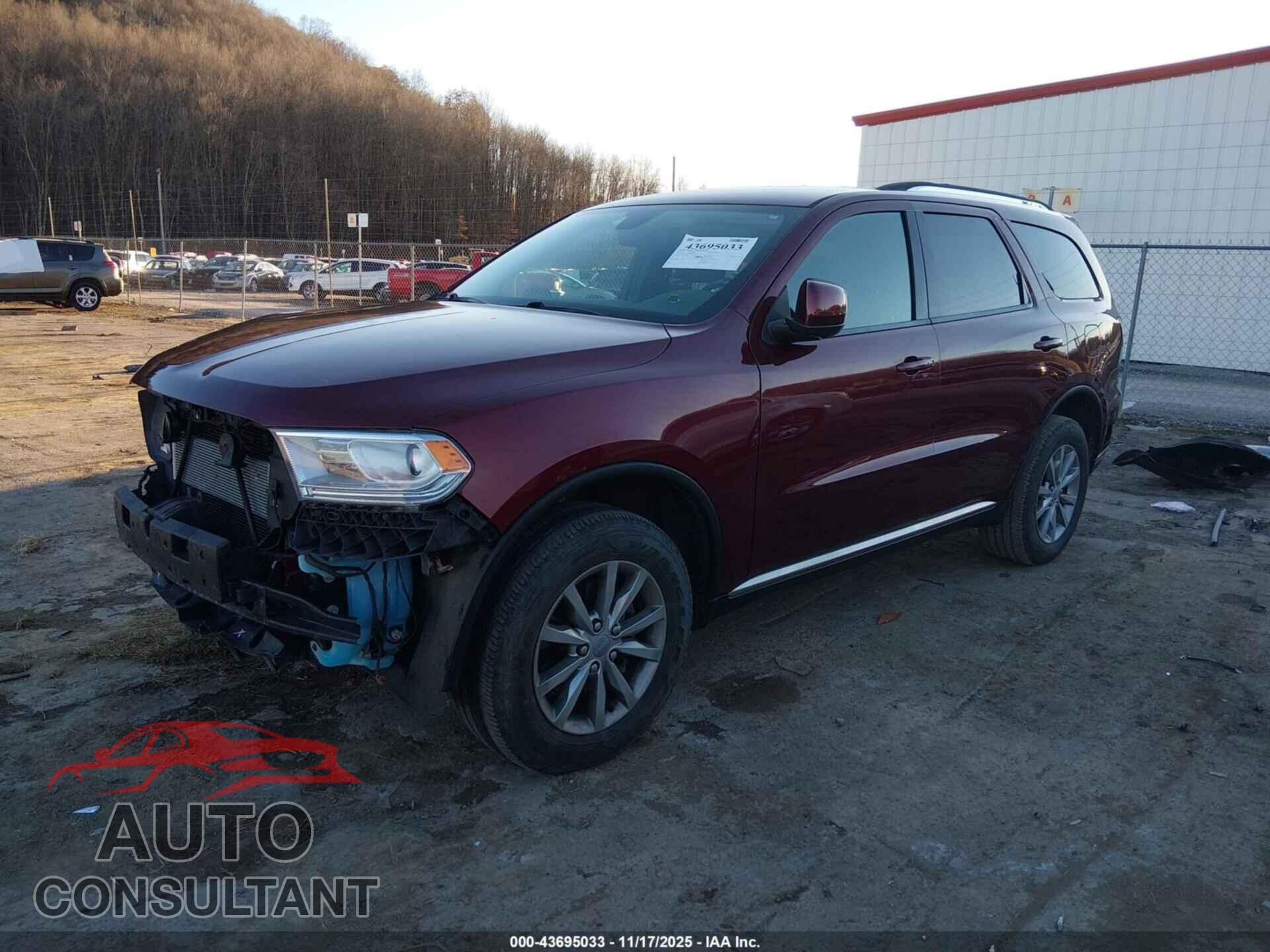 DODGE DURANGO 2018 - 1C4RDJAG8JC483170