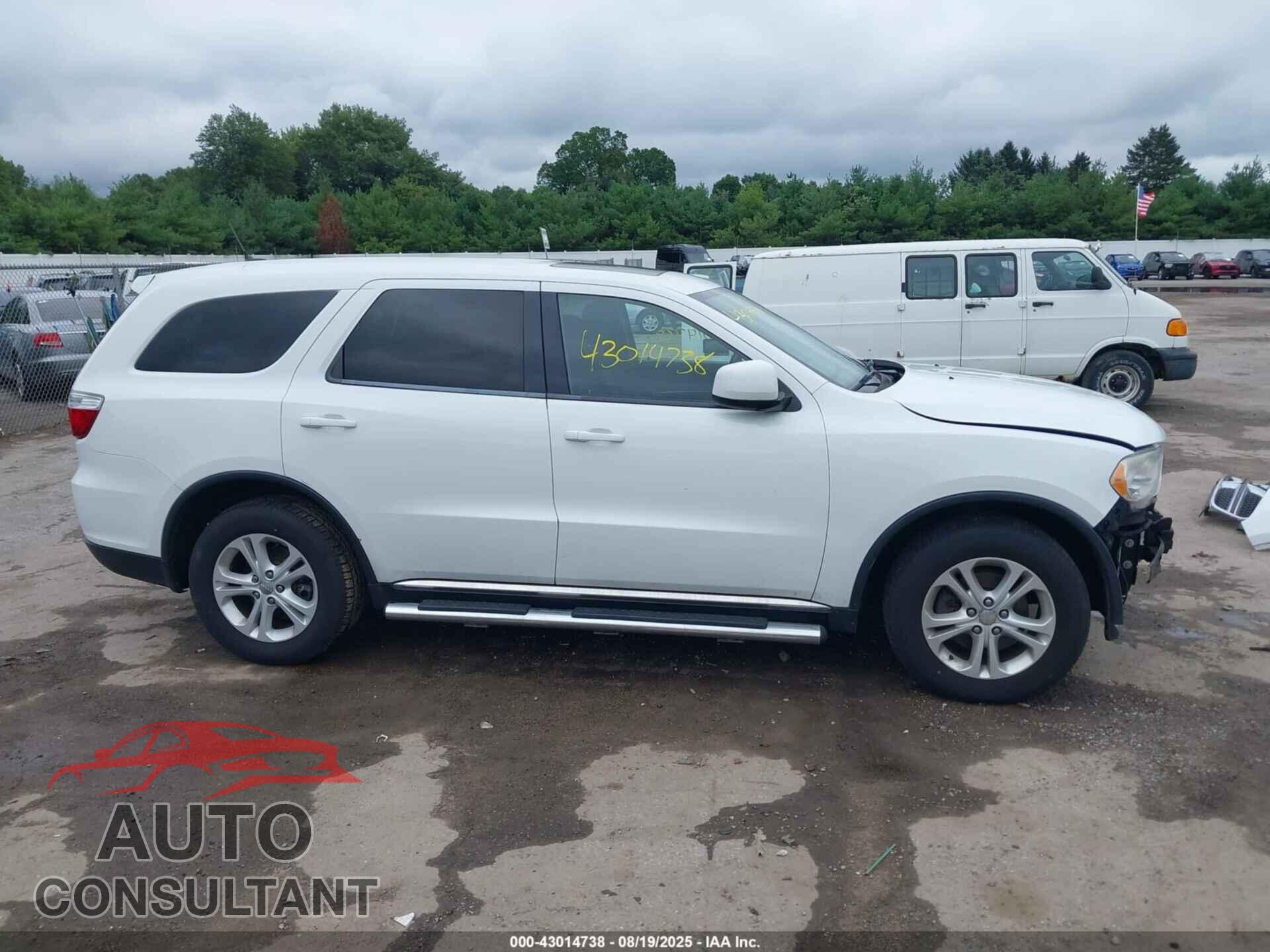 DODGE DURANGO 2013 - 1C4RDJAG5DC510250